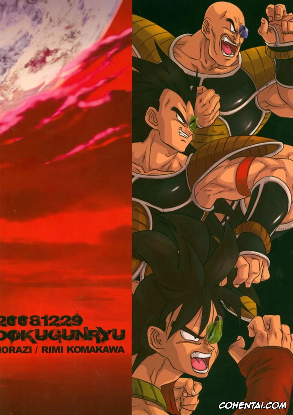 Dragon Ball Z hentai, Bardock hentai, Son Goku hentai, Vegeta hentai, Kemono-tachi wa Furusato o Mezasu (Dragon Ball Z), pagina 57
