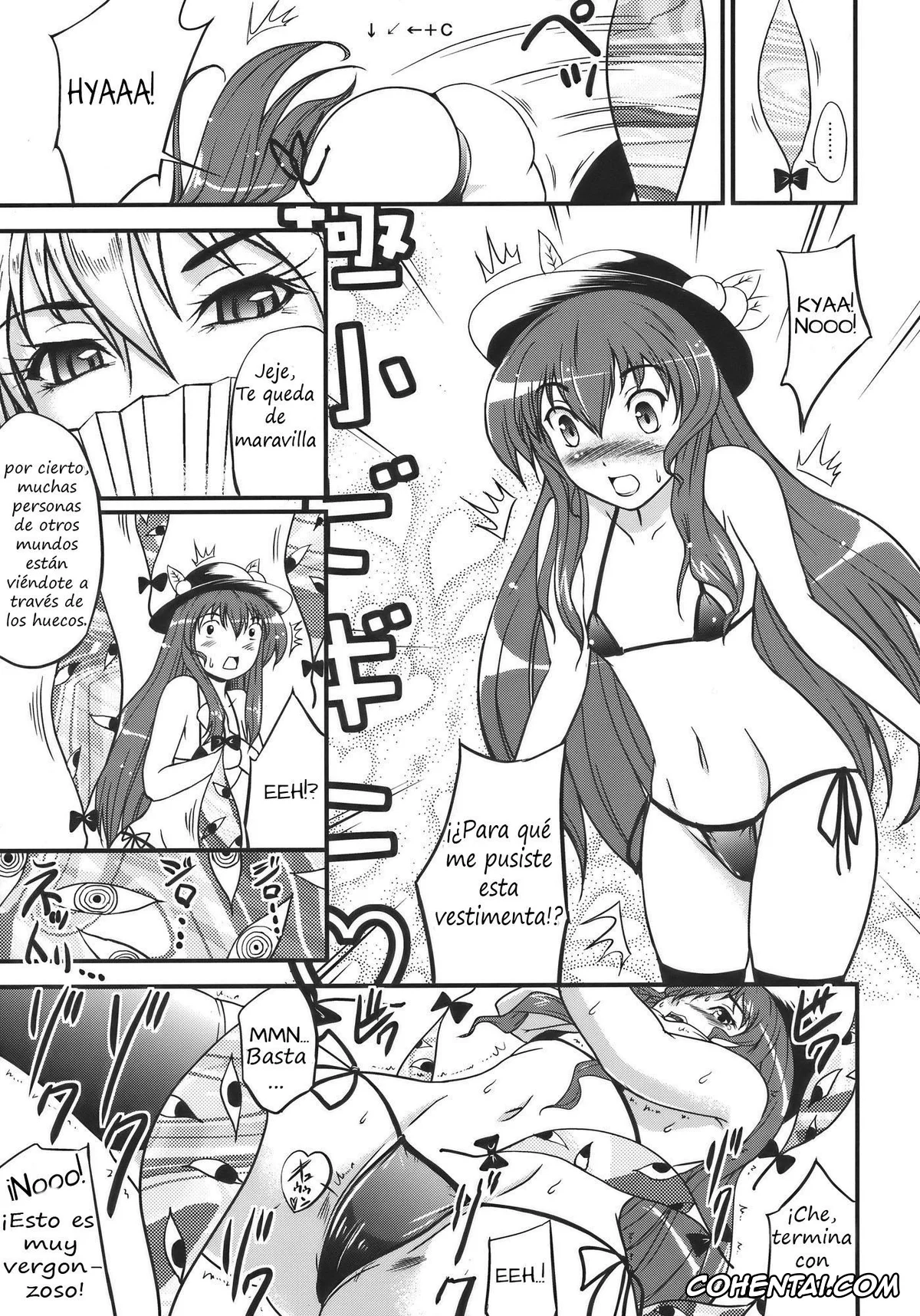 Touhou Project xxx, Tenshi Hinanai xxx, Yukari Yakumo xxx, Touhou Hisouchin (Touhou Project), pagina 7