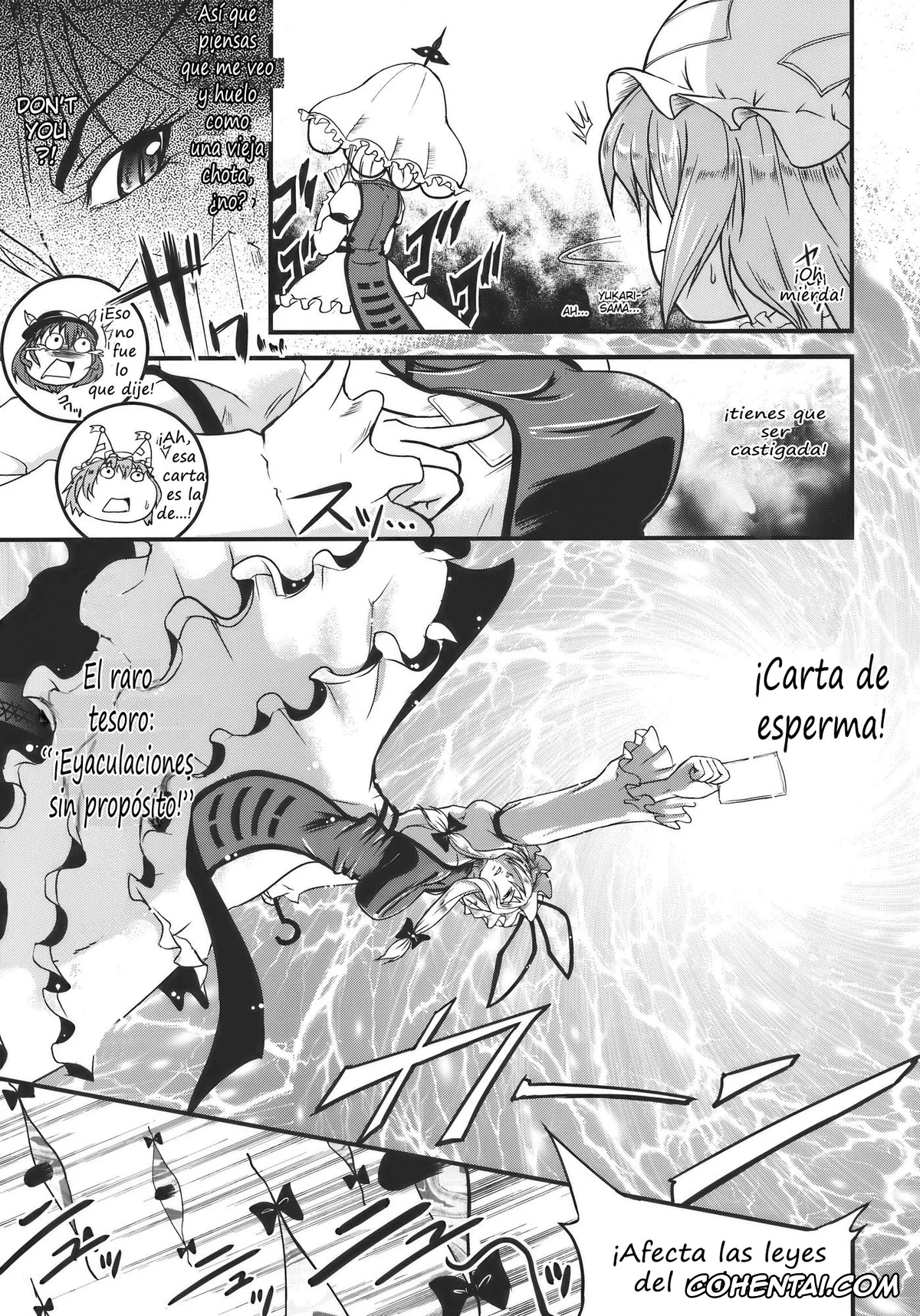 Touhou Project hentai, Tenshi Hinanai hentai, Yukari Yakumo hentai, Touhou Hisouchin (Touhou Project), pagina 9