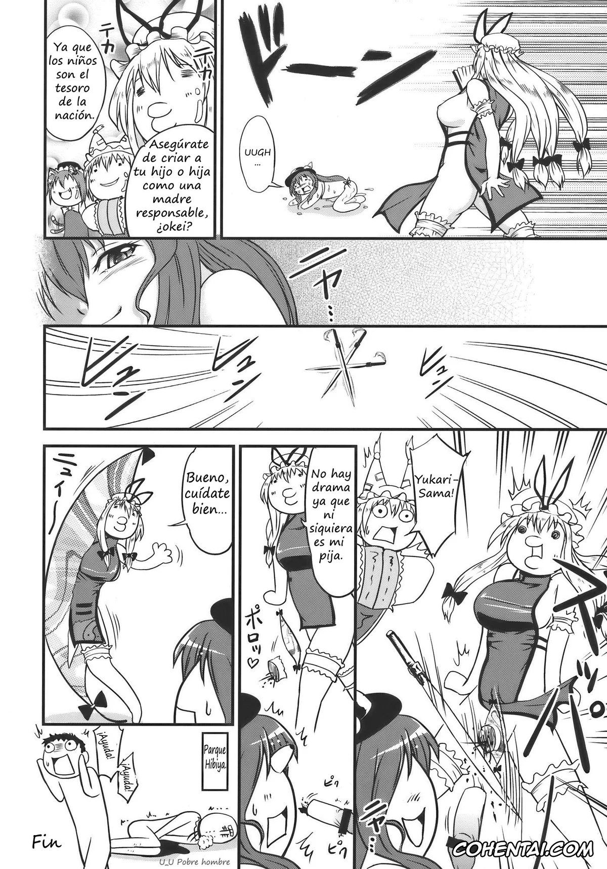 Touhou Project xxx, Tenshi Hinanai xxx, Yukari Yakumo xxx, Touhou Hisouchin (Touhou Project), pagina 22