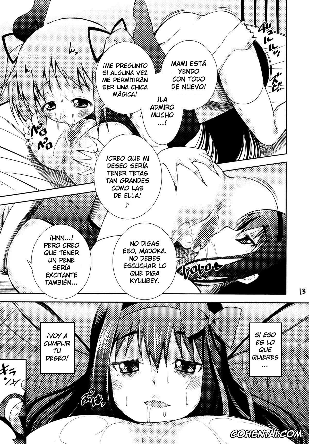 Puella Magi Madoka Magica hentai, Homura Akemi hentai, Madoka Kaname hentai, Mami Tomoe hentai, MadoHomu Camembert (Puella Magi Madoka Magica), pagina 12