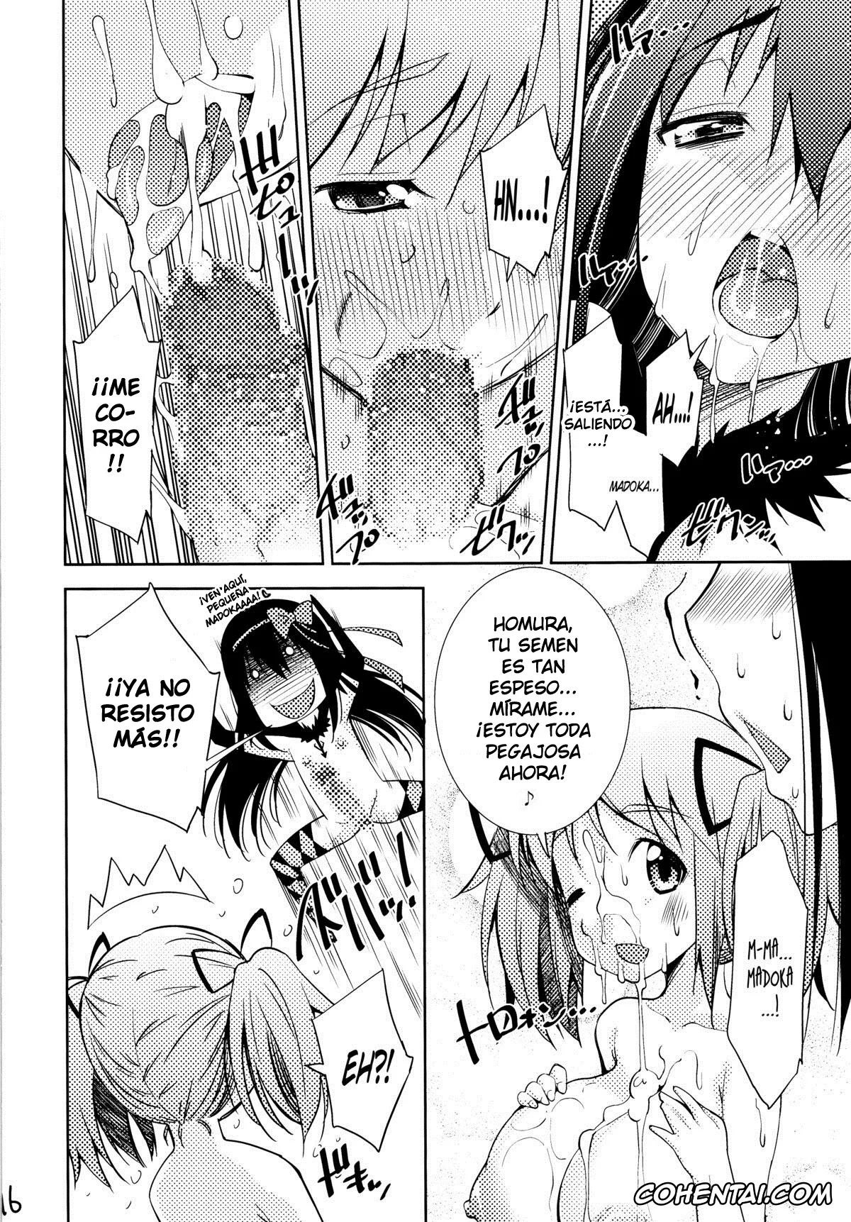 Puella Magi Madoka Magica hentai, Homura Akemi hentai, Madoka Kaname hentai, Mami Tomoe hentai, MadoHomu Camembert (Puella Magi Madoka Magica), pagina 15
