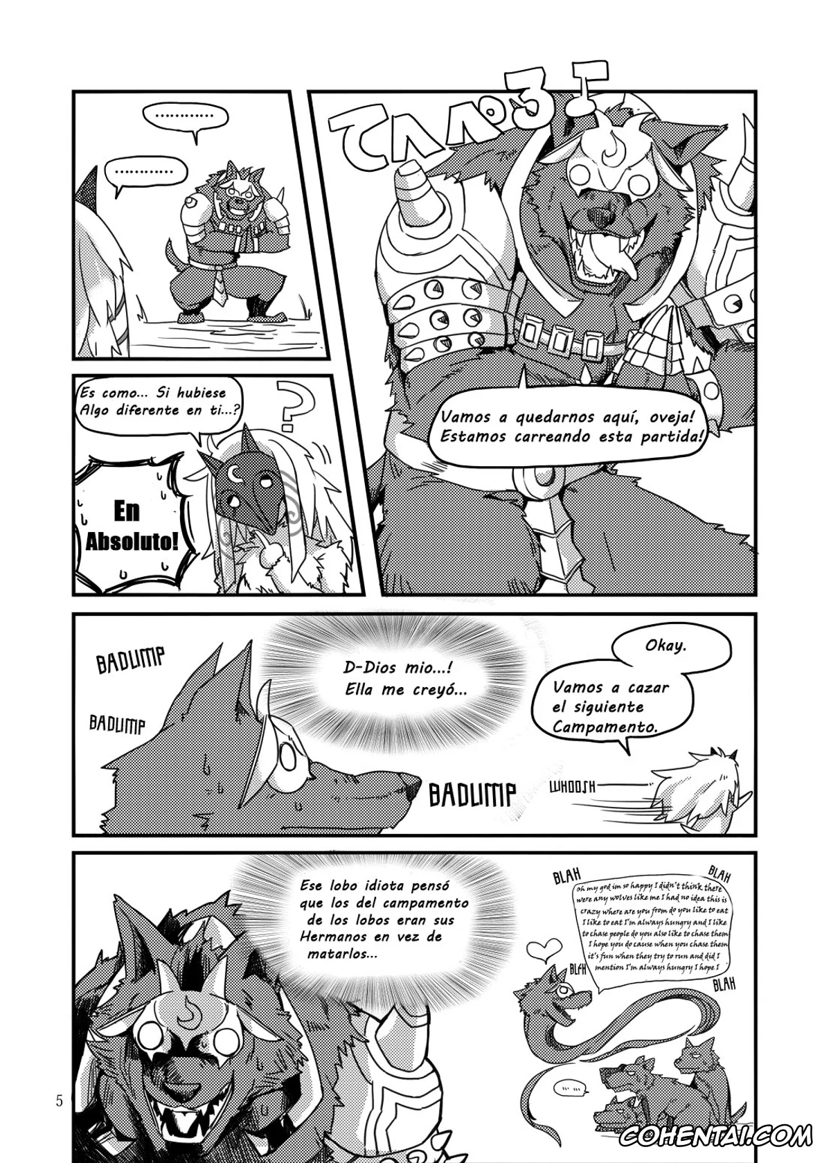 League of Legends hentai, Kindred hentai, Warwick hentai, How does hunger feel? (League of Legends), pagina 3