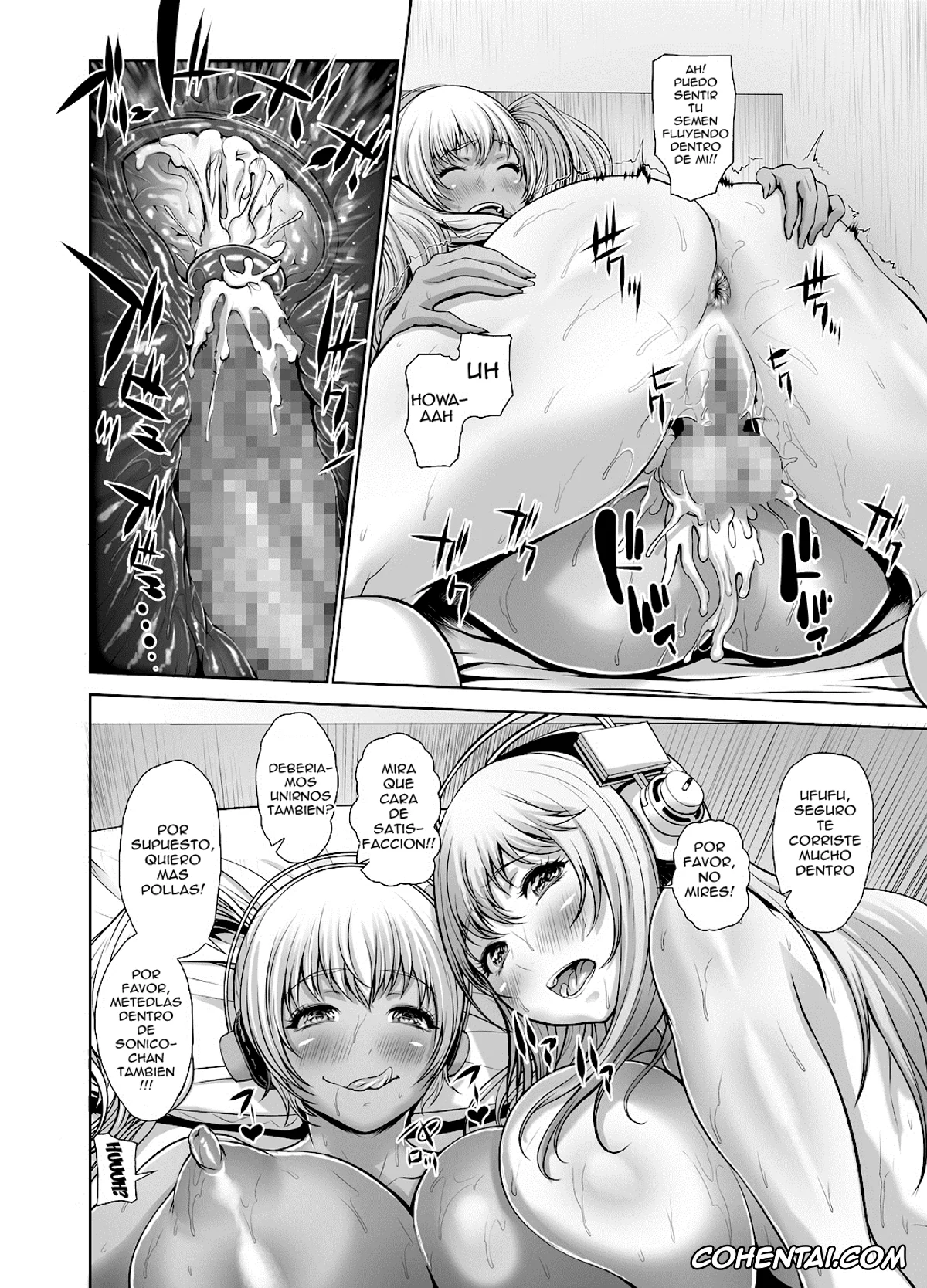 Super Sonico porno, Super Pochaco porno, Super Sonico porno, Sonipocha Nangoku Satsuei Ryokou (Super Sonico), pagina 17