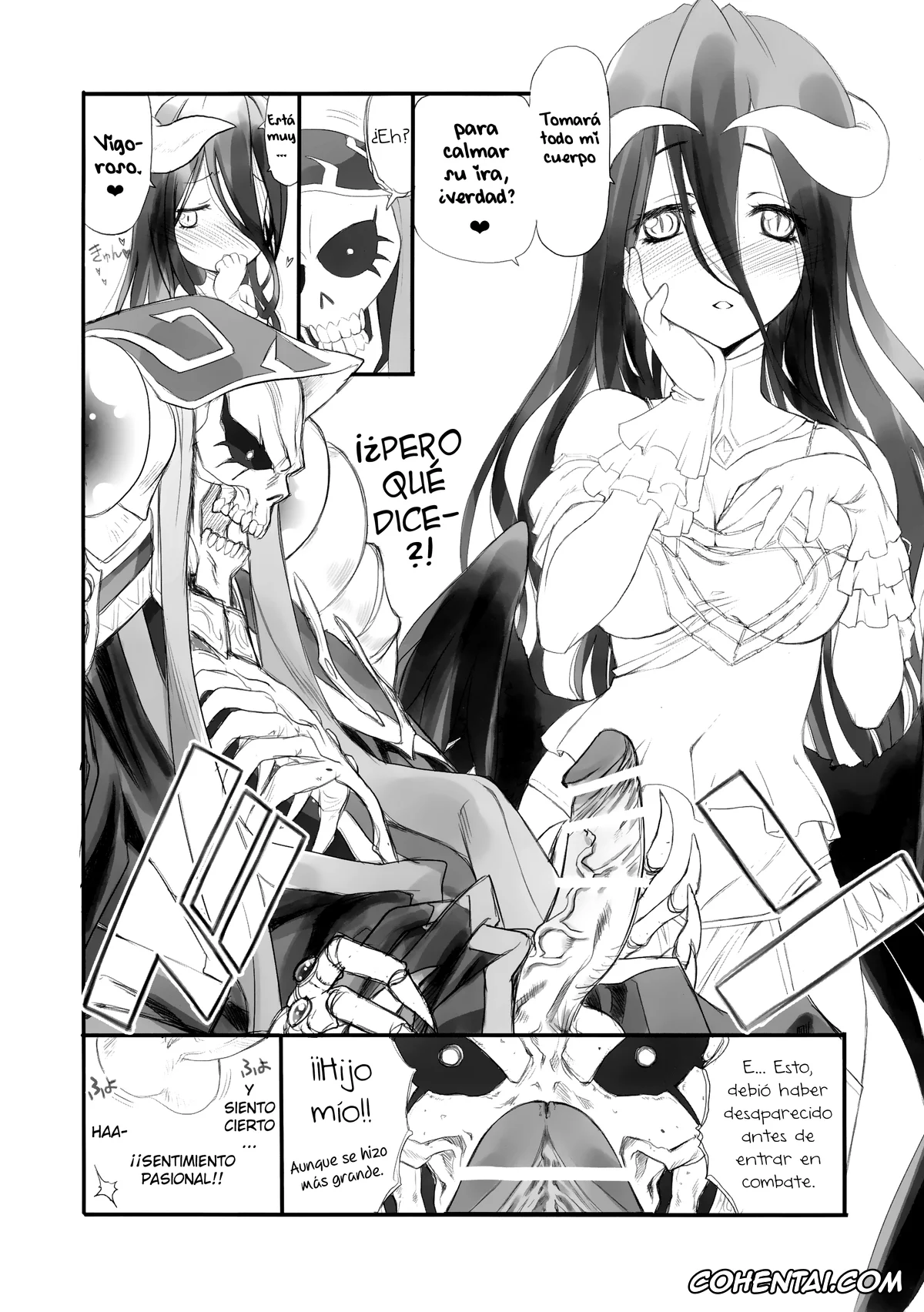 Overlord porno, Ainz Ooal Gown porno, Albedo porno, Aru Aru Albedo-sama (Overlord), pagina 8