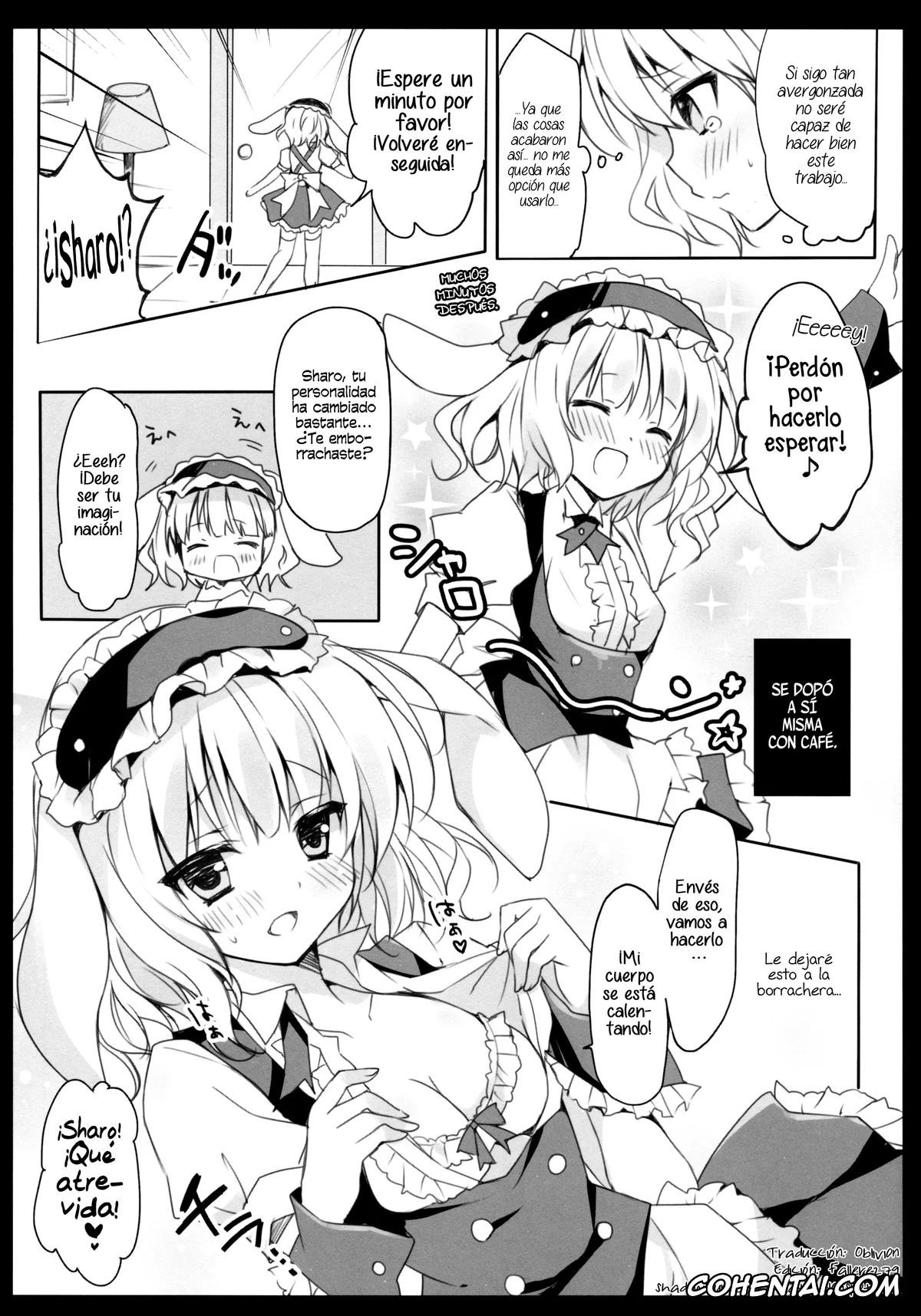 Gochuumon Wa Usagi Desu Ka | Is The Order A Rabbit xxx, Sharo Kirima xxx, Gochuumon wa Sharo-chan desu ka? (Gochuumon wa Usagi desu ka?), pagina 4