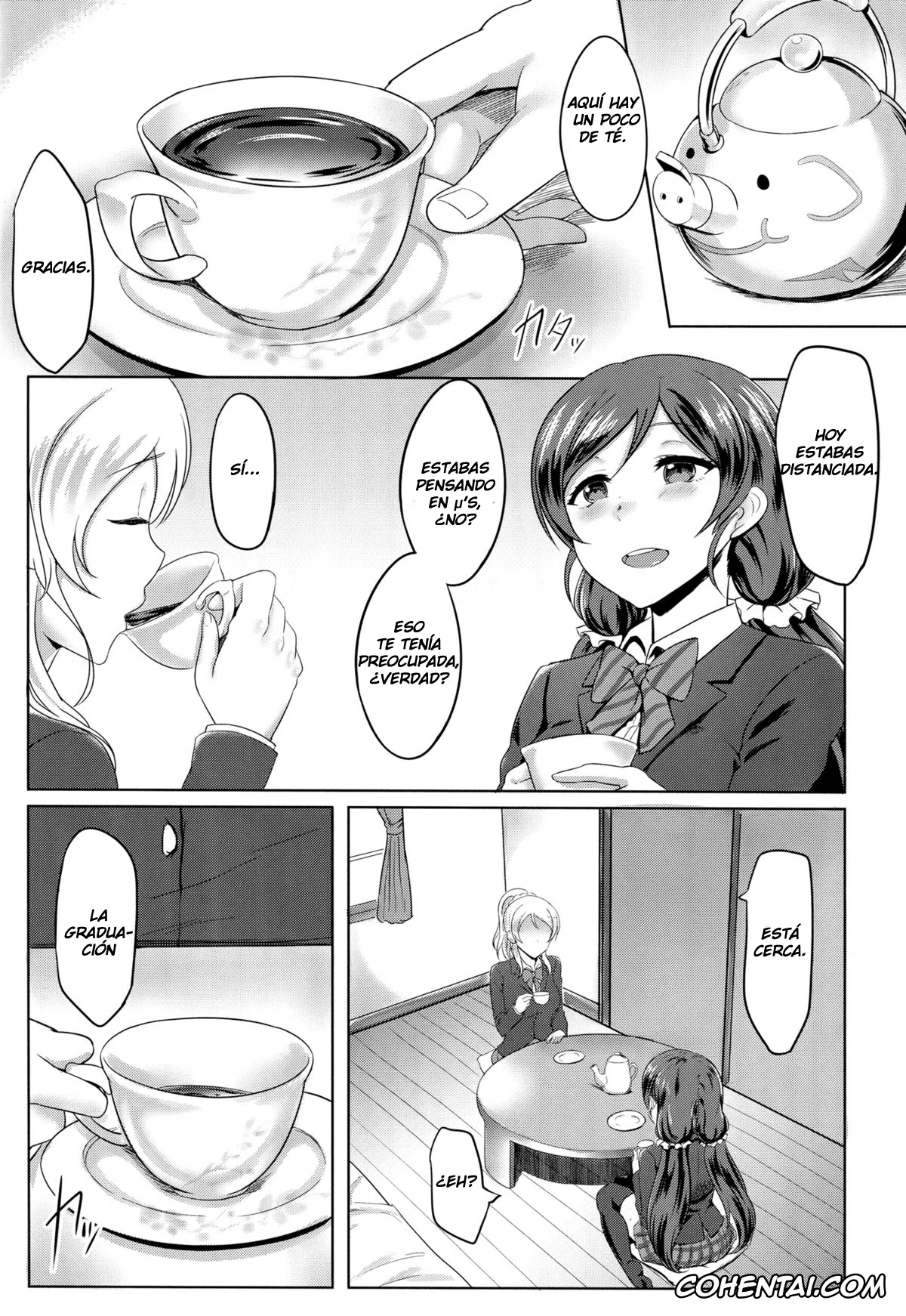 Love Live! porno, Eli Ayase porno, Nozomi Tojo porno, Michitarita Lonely (Love Live!), pagina 5