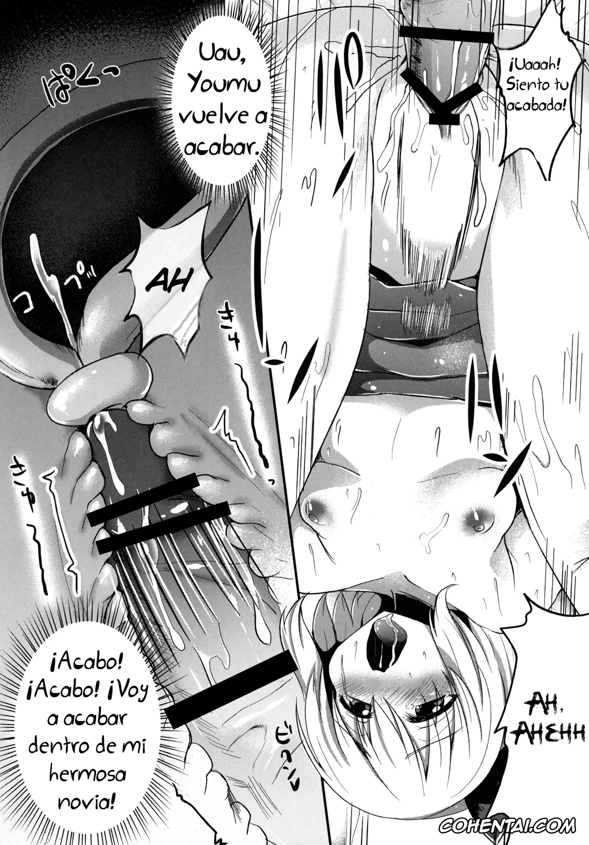 Touhou Project porno, Youmu Konpaku porno, Kokumaro Youmu (Touhou Project), pagina 17