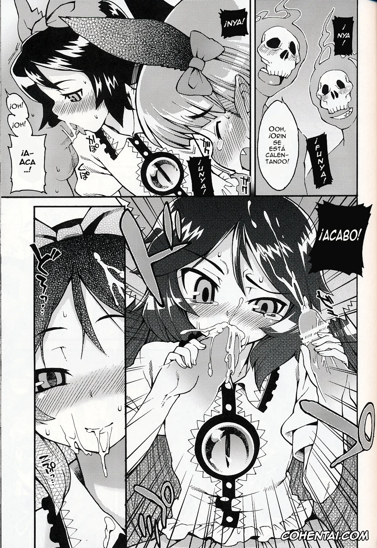 Touhou Project porno, Rin Kaenbyou porno, Utsuho Reiuji porno, Neko to Karasu wa Satorarezu (Touhou Project), pagina 8