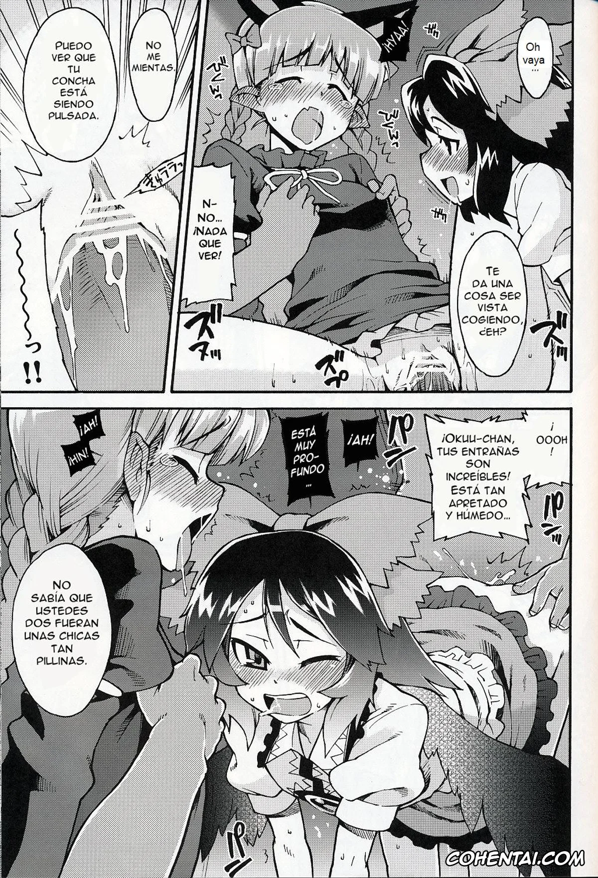 Touhou Project hentai, Rin Kaenbyou hentai, Utsuho Reiuji hentai, Neko to Karasu wa Satorarezu (Touhou Project), pagina 12