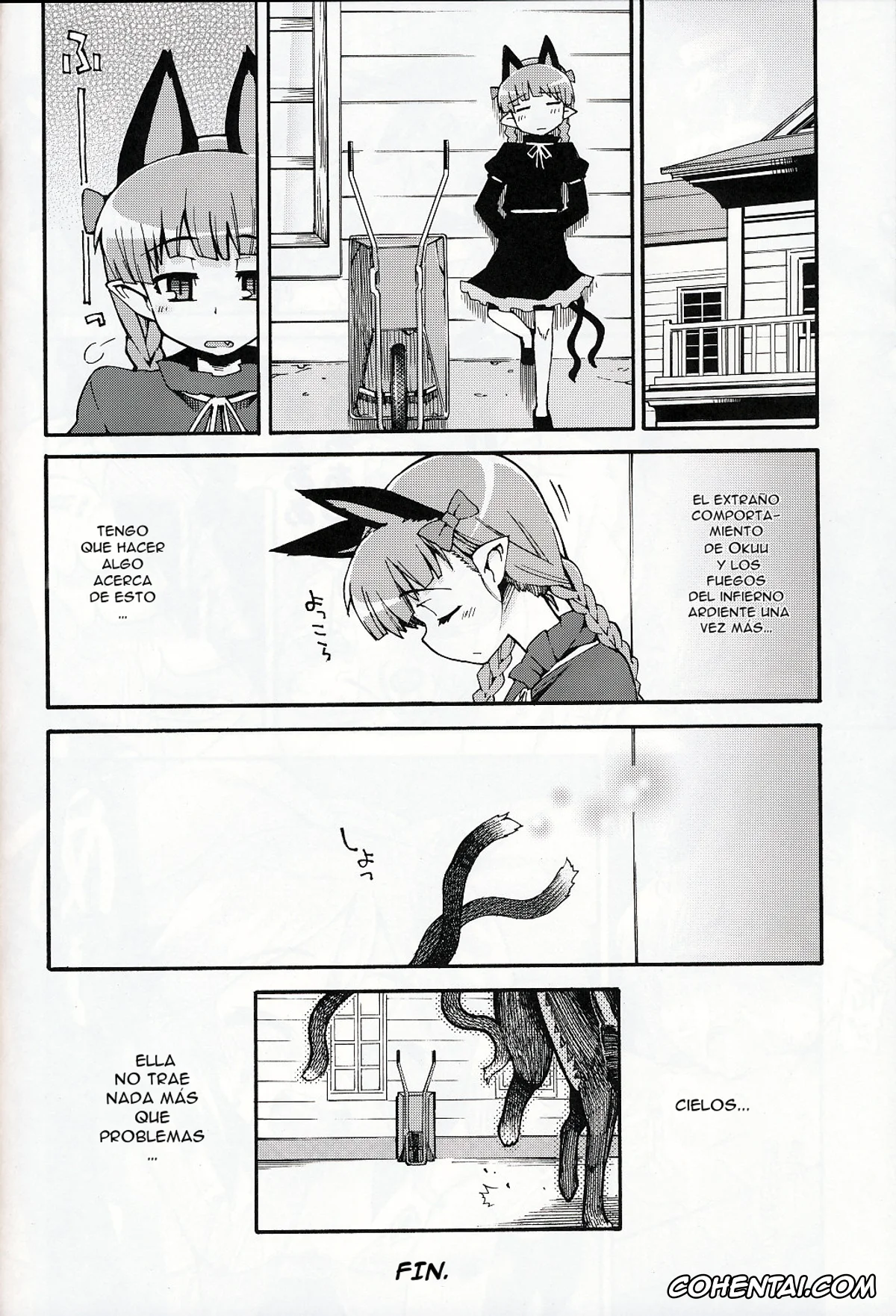 Touhou Project porno, Rin Kaenbyou porno, Utsuho Reiuji porno, Neko to Karasu wa Satorarezu (Touhou Project), pagina 23