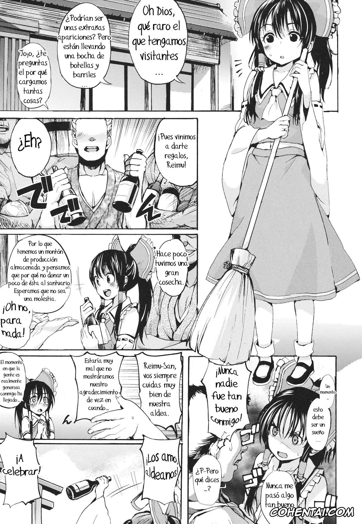 Touhou Project xxx, Reimu Hakurei xxx, Rakuen no Inmu (Touhou Project), pagina 4