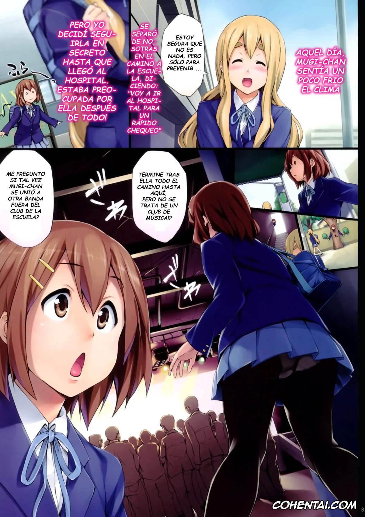 K-ON! hentai, Tsumugi Kotobuki hentai, Yui Hirasawa hentai, Nuki Mugi (K-ON!), pagina 3