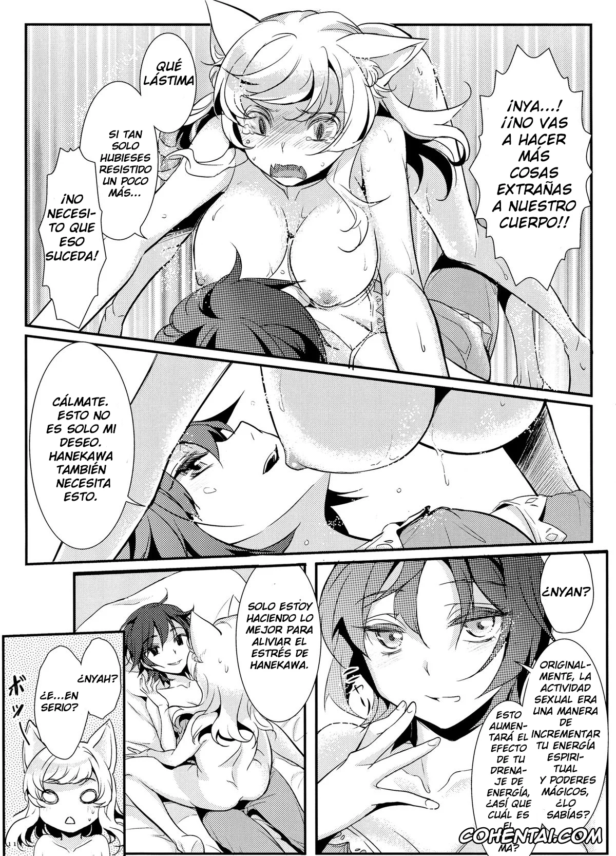Bakemonogatari hentai, Hitagi Senjougahara hentai, Tsubasa Hanekawa hentai, Neko Douraku (Bakemonogatari), pagina 12