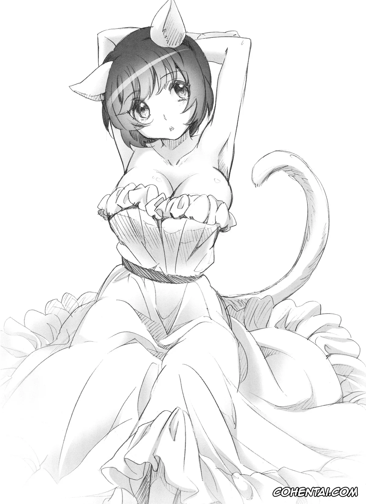 Bakemonogatari hentai, Hitagi Senjougahara hentai, Tsubasa Hanekawa hentai, Neko Douraku (Bakemonogatari), pagina 18