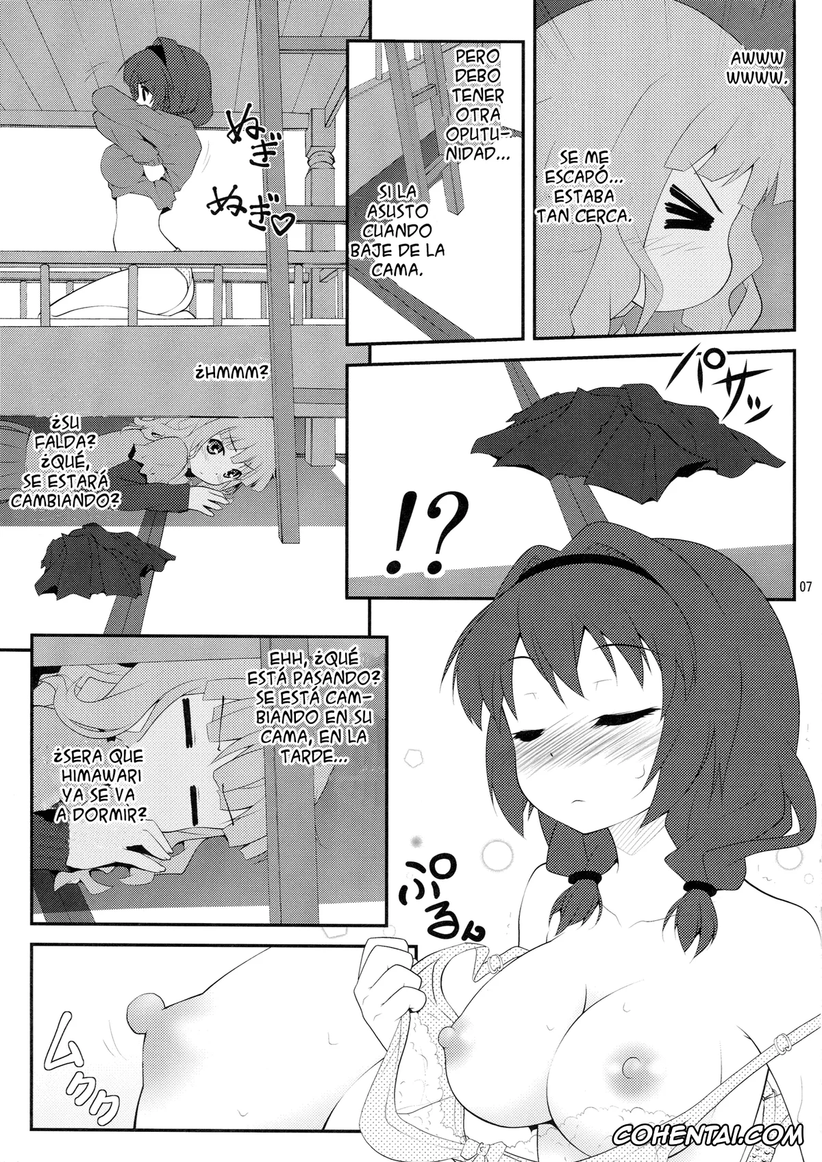 YuruYuri hentai, Himawari Furutani hentai, Sakurako Ohmuro hentai, Himegoto Flowers (YuruYuri), pagina 6