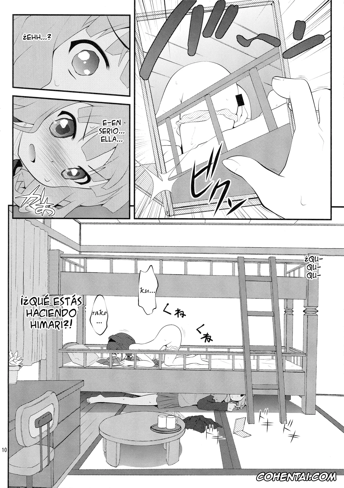 YuruYuri hentai, Himawari Furutani hentai, Sakurako Ohmuro hentai, Himegoto Flowers (YuruYuri), pagina 9