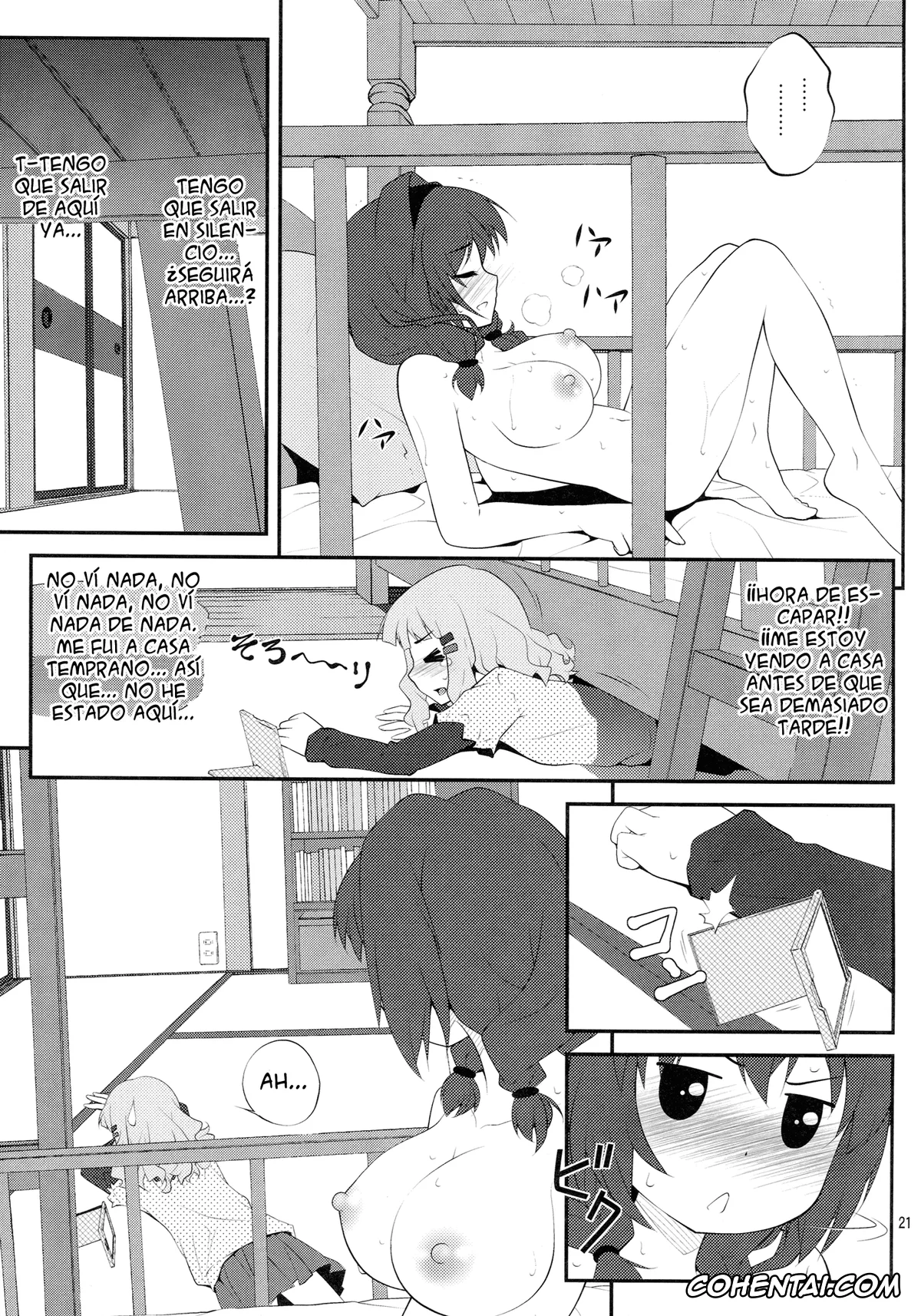 YuruYuri porno, Himawari Furutani porno, Sakurako Ohmuro porno, Himegoto Flowers (YuruYuri), pagina 20