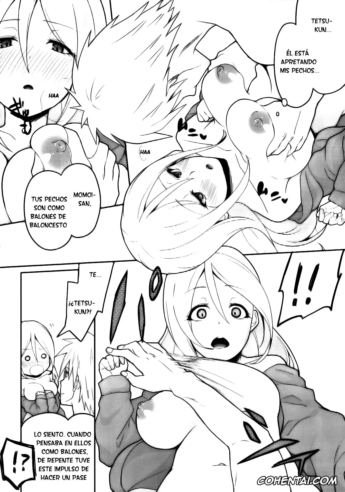 Kuroko No Basuke xxx, Satsuki Momoi xxx, Tetsuya Kuroko xxx, MomoKuro Ecchi (Kuroko no Basuke), pagina 7