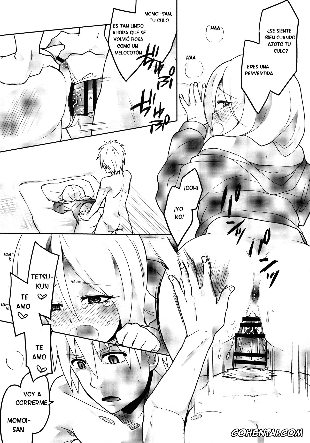 Kuroko No Basuke porno, Satsuki Momoi porno, Tetsuya Kuroko porno, MomoKuro Ecchi (Kuroko no Basuke), pagina 14