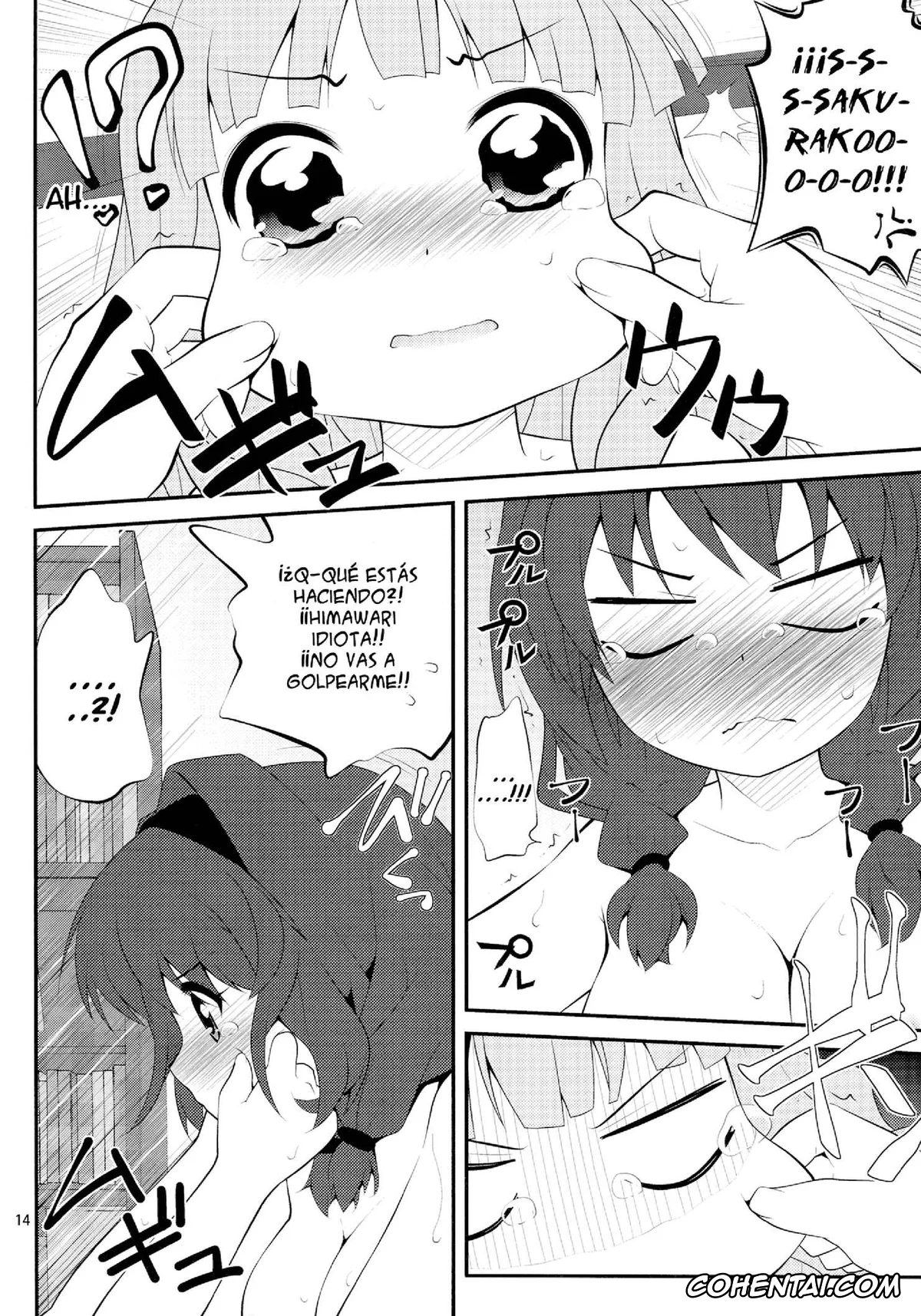 YuruYuri xxx, Himawari Furutani xxx, Sakurako Ohmuro xxx, Himegoto Flowers 2 (YuruYuri), pagina 13