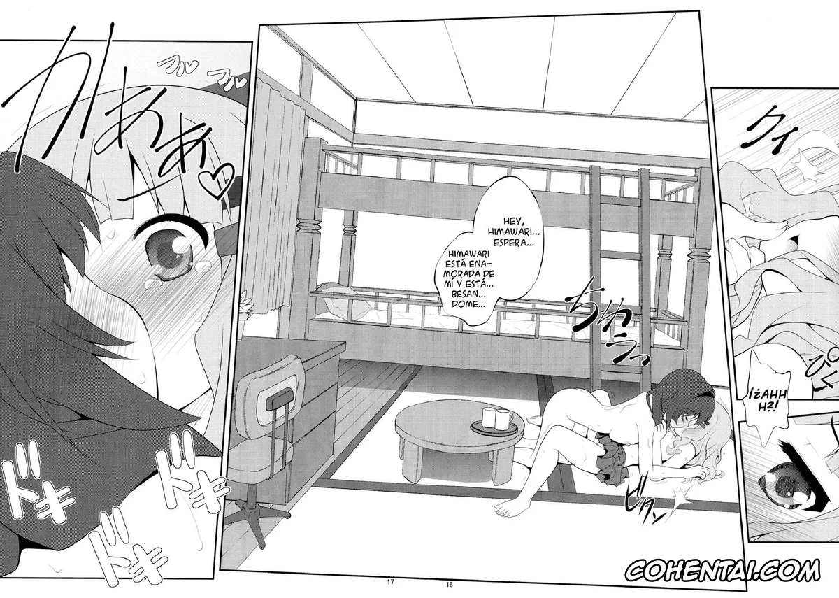 YuruYuri hentai, Himawari Furutani hentai, Sakurako Ohmuro hentai, Himegoto Flowers 2 (YuruYuri), pagina 15