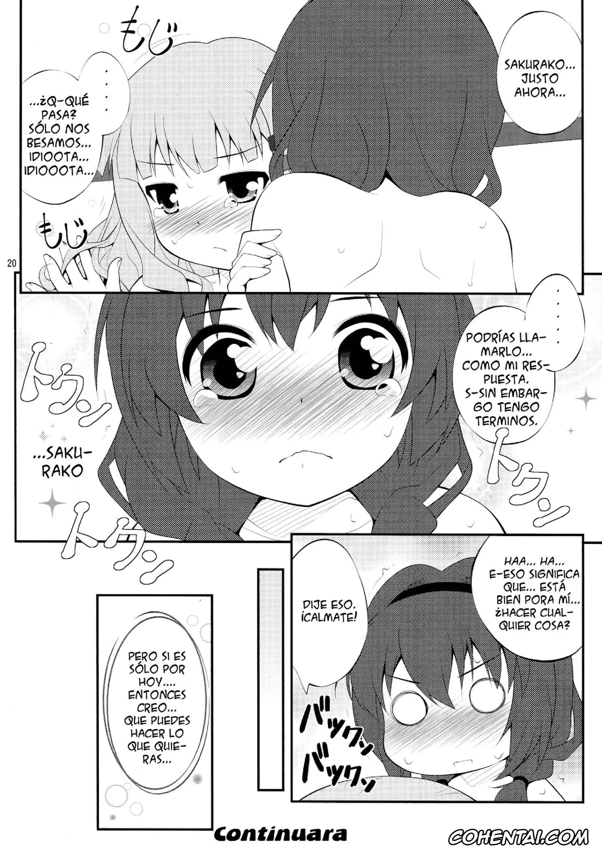 YuruYuri hentai, Himawari Furutani hentai, Sakurako Ohmuro hentai, Himegoto Flowers 2 (YuruYuri), pagina 18