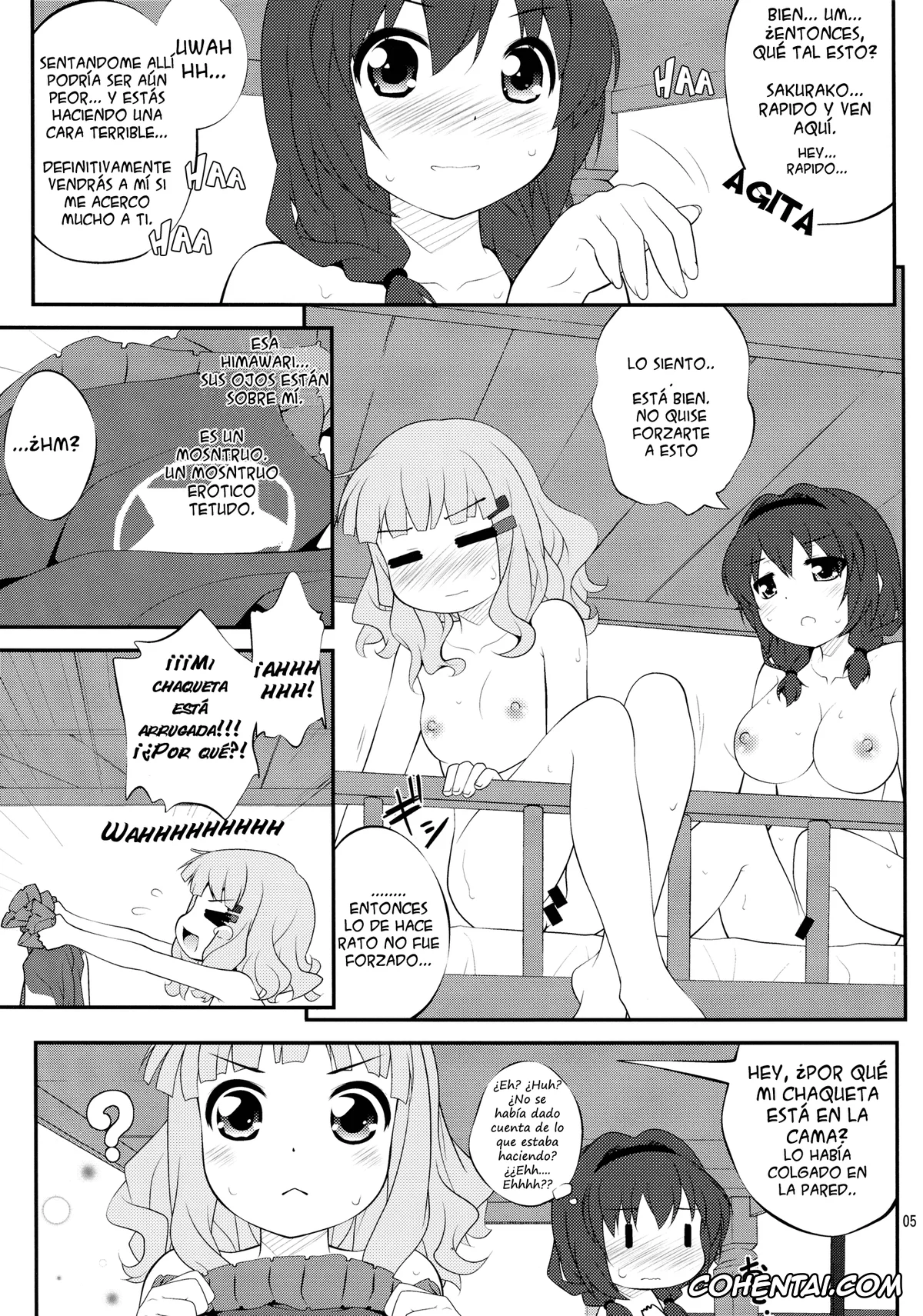 YuruYuri xxx, Himawari Furutani xxx, Sakurako Ohmuro xxx, Himegoto Flowers 3 (YuruYuri), pagina 4