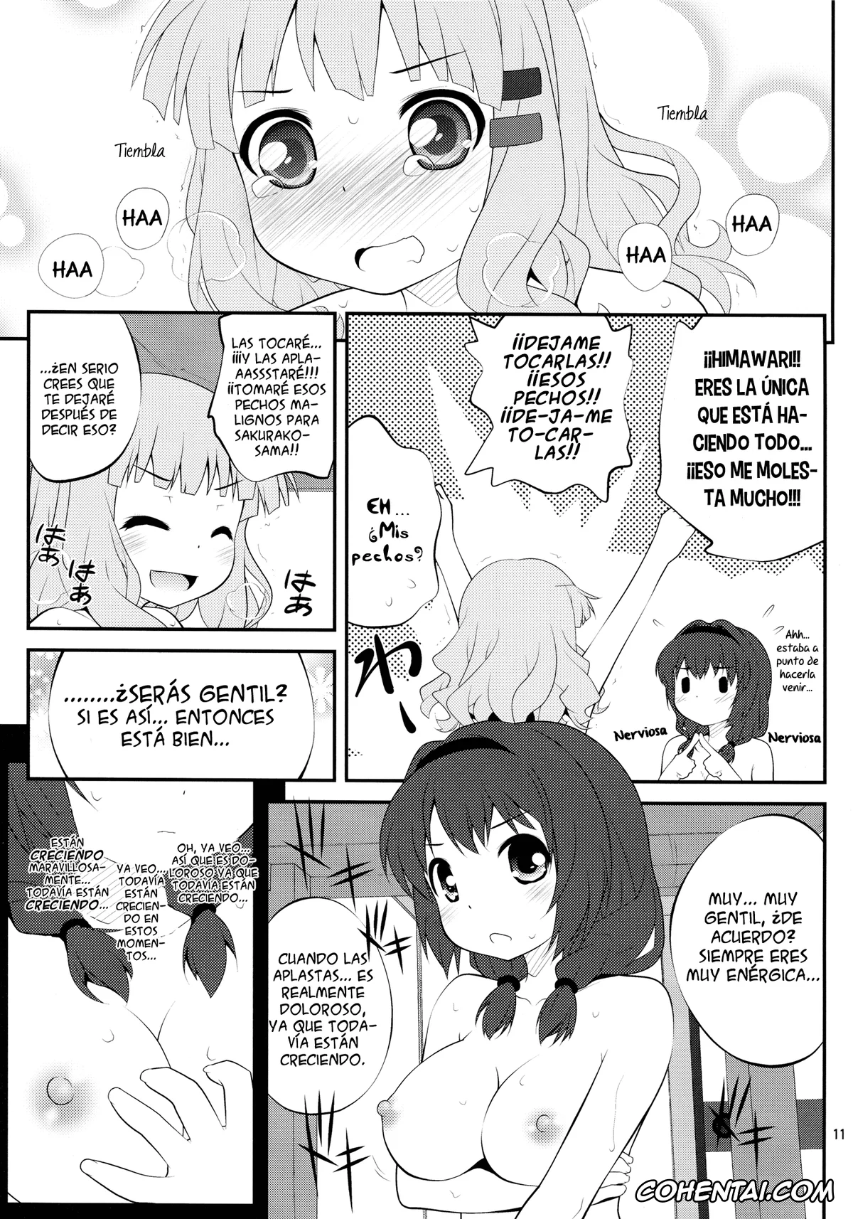 YuruYuri xxx, Himawari Furutani xxx, Sakurako Ohmuro xxx, Himegoto Flowers 3 (YuruYuri), pagina 10