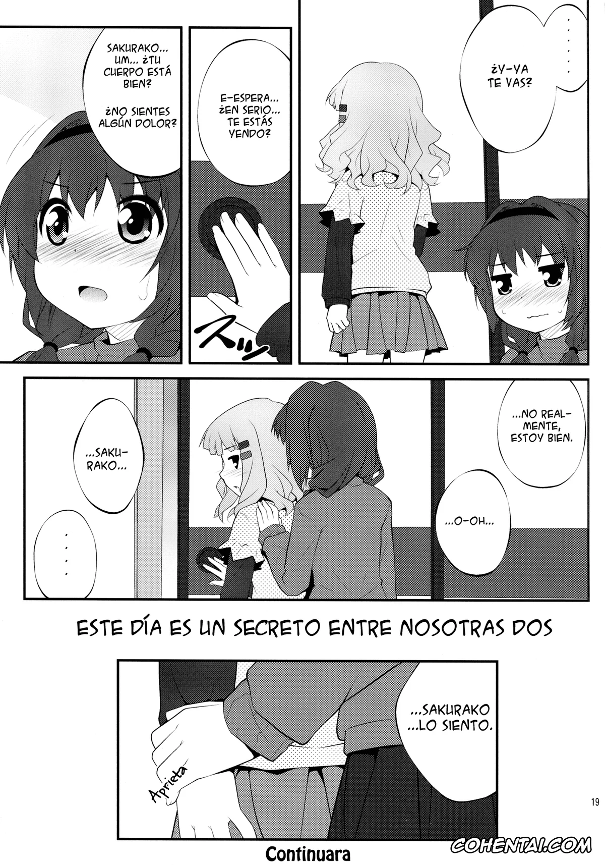 YuruYuri hentai, Himawari Furutani hentai, Sakurako Ohmuro hentai, Himegoto Flowers 3 (YuruYuri), pagina 18