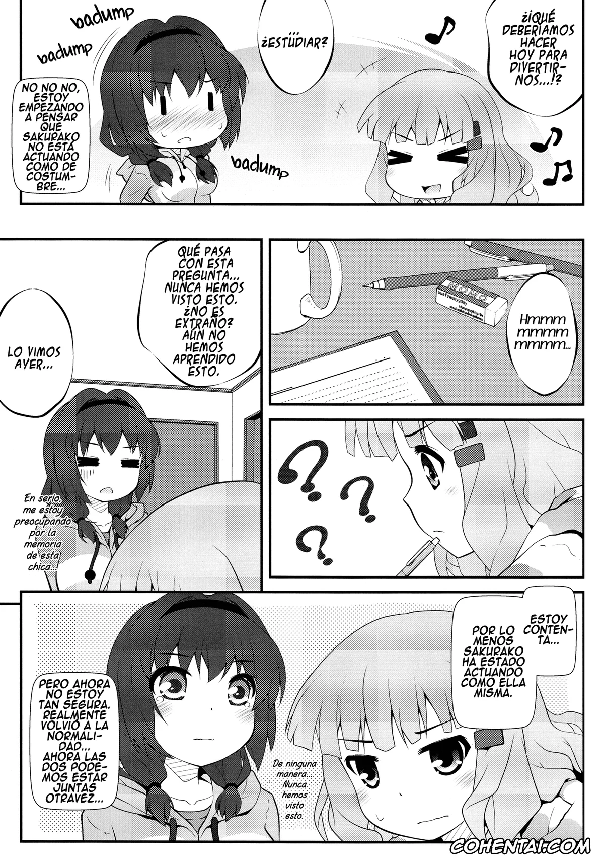YuruYuri xxx, Himawari Furutani xxx, Sakurako Ohmuro xxx, Himegoto Flowers 4 (YuruYuri), pagina 7