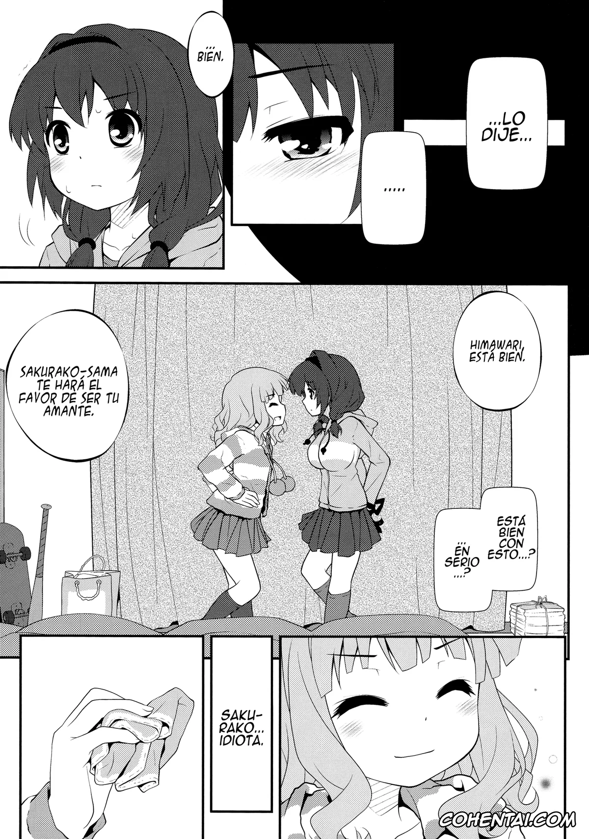 YuruYuri porno, Himawari Furutani porno, Sakurako Ohmuro porno, Himegoto Flowers 4 (YuruYuri), pagina 14