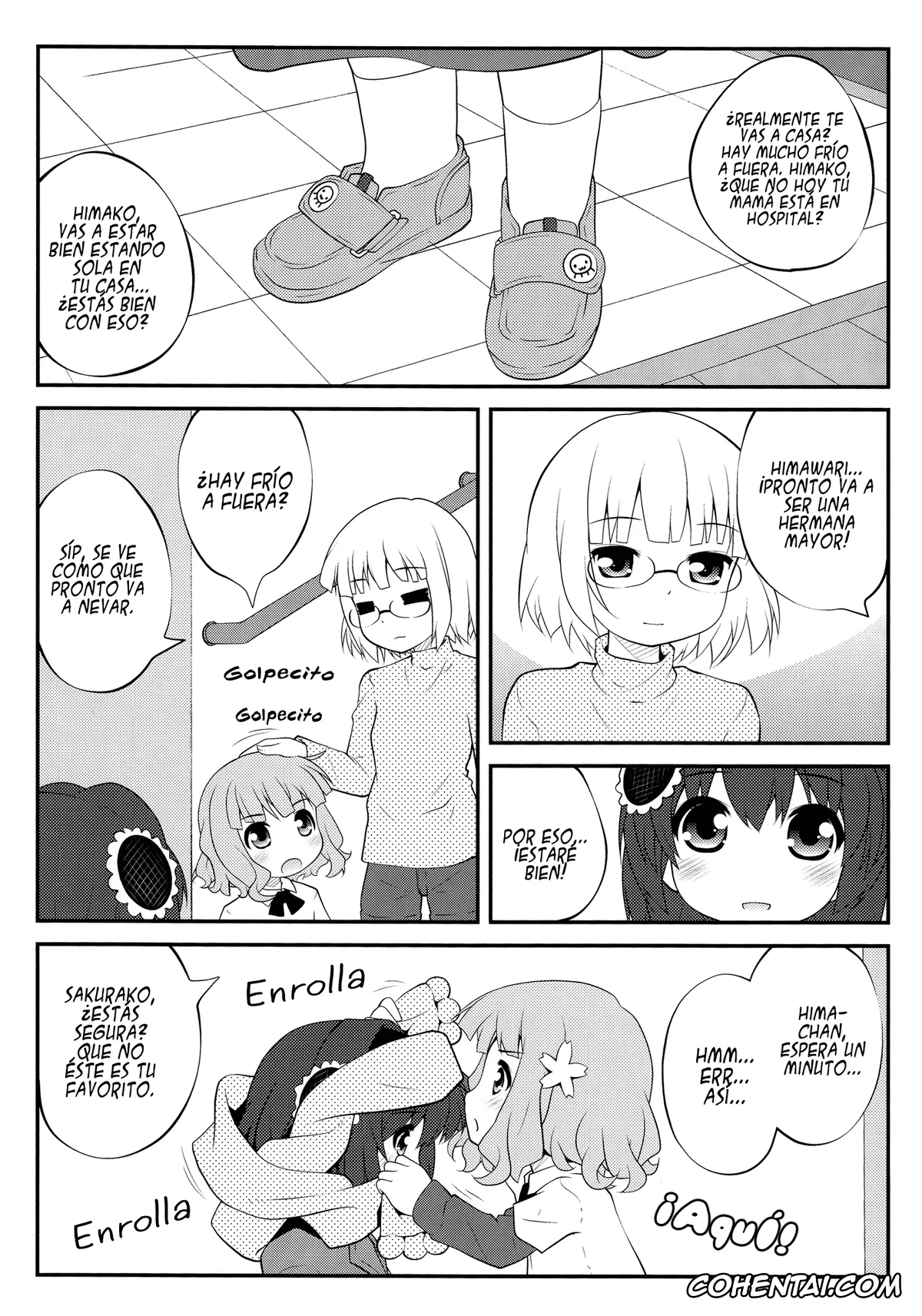 YuruYuri hentai, Himawari Furutani hentai, Sakurako Ohmuro hentai, Himegoto Flowers 4 (YuruYuri), pagina 18