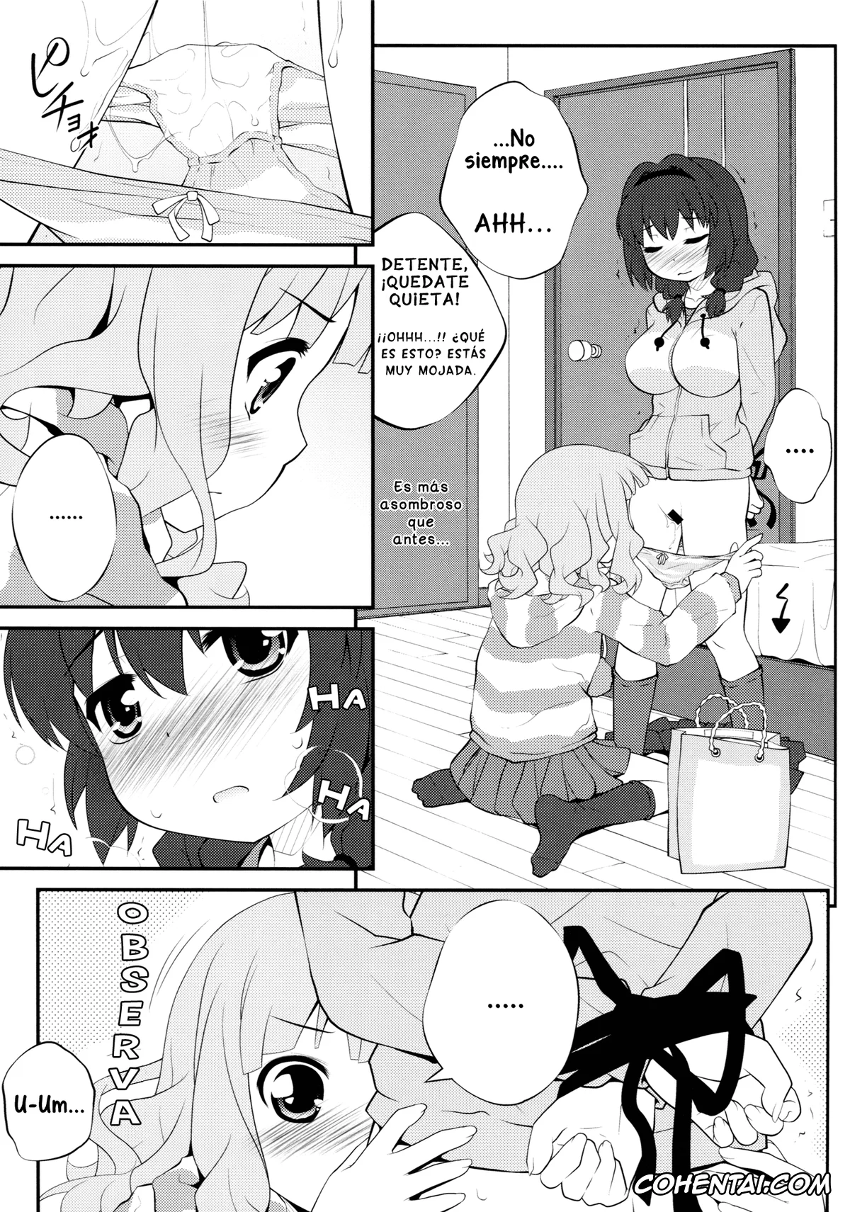 YuruYuri porno, Hanako Oomuro porno, Himawari Furutani porno, Sakurako Ohmuro porno, Himegoto Flowers 5 (YuruYuri), pagina 5