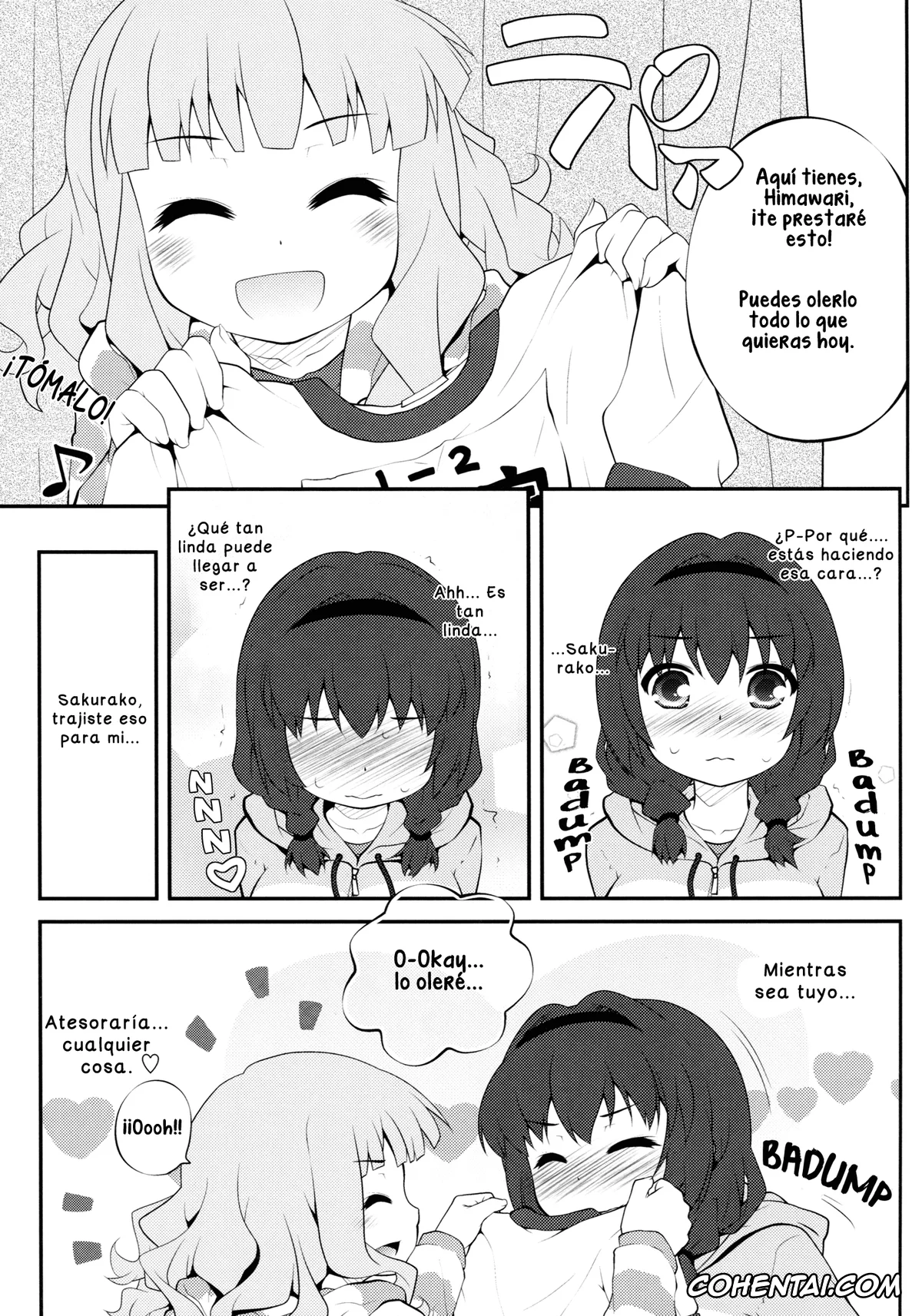 YuruYuri hentai, Hanako Oomuro hentai, Himawari Furutani hentai, Sakurako Ohmuro hentai, Himegoto Flowers 5 (YuruYuri), pagina 9