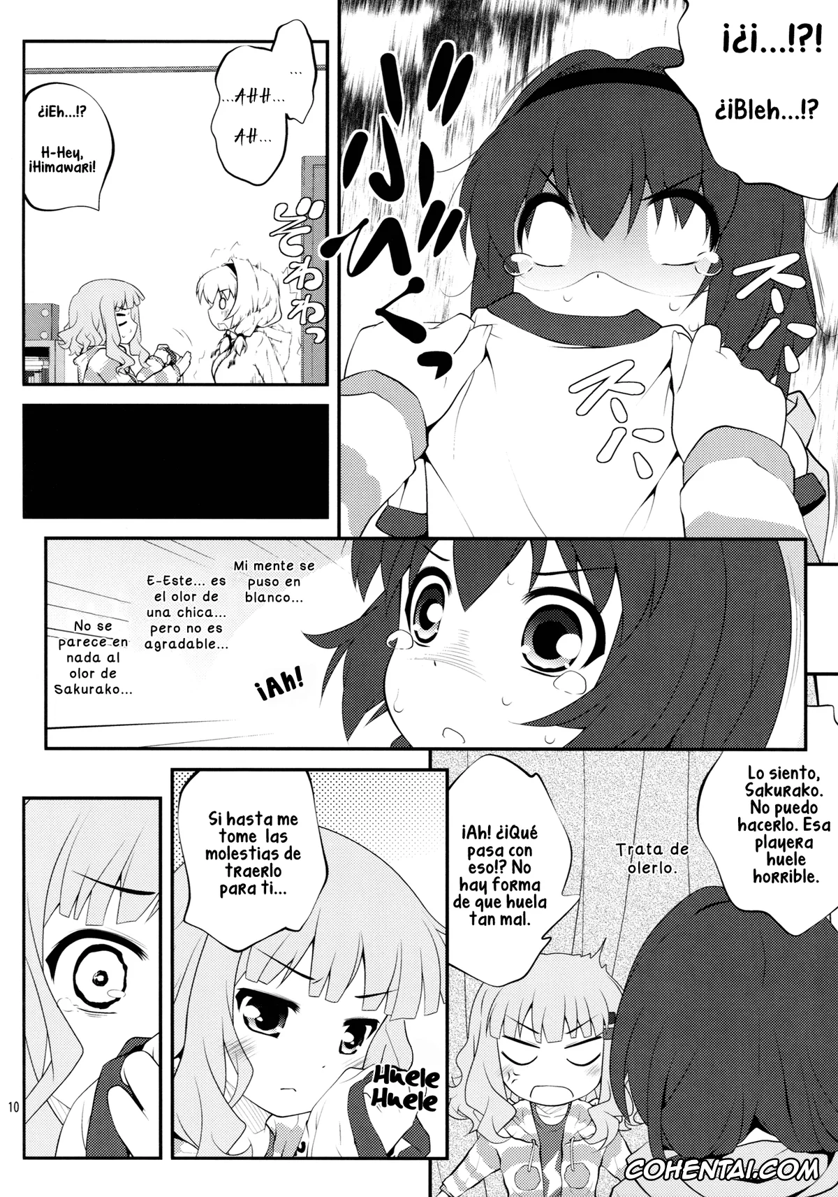 YuruYuri xxx, Hanako Oomuro xxx, Himawari Furutani xxx, Sakurako Ohmuro xxx, Himegoto Flowers 5 (YuruYuri), pagina 10