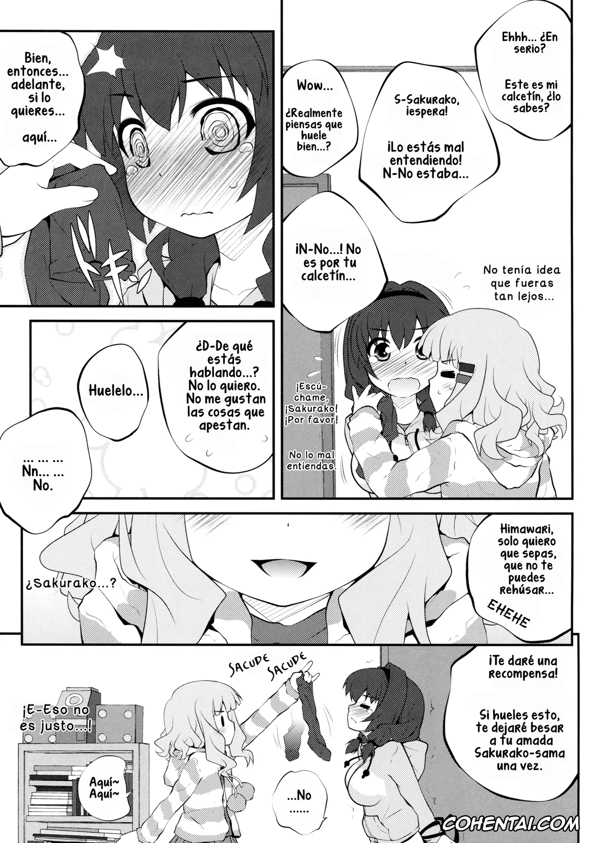 YuruYuri xxx, Hanako Oomuro xxx, Himawari Furutani xxx, Sakurako Ohmuro xxx, Himegoto Flowers 5 (YuruYuri), pagina 13