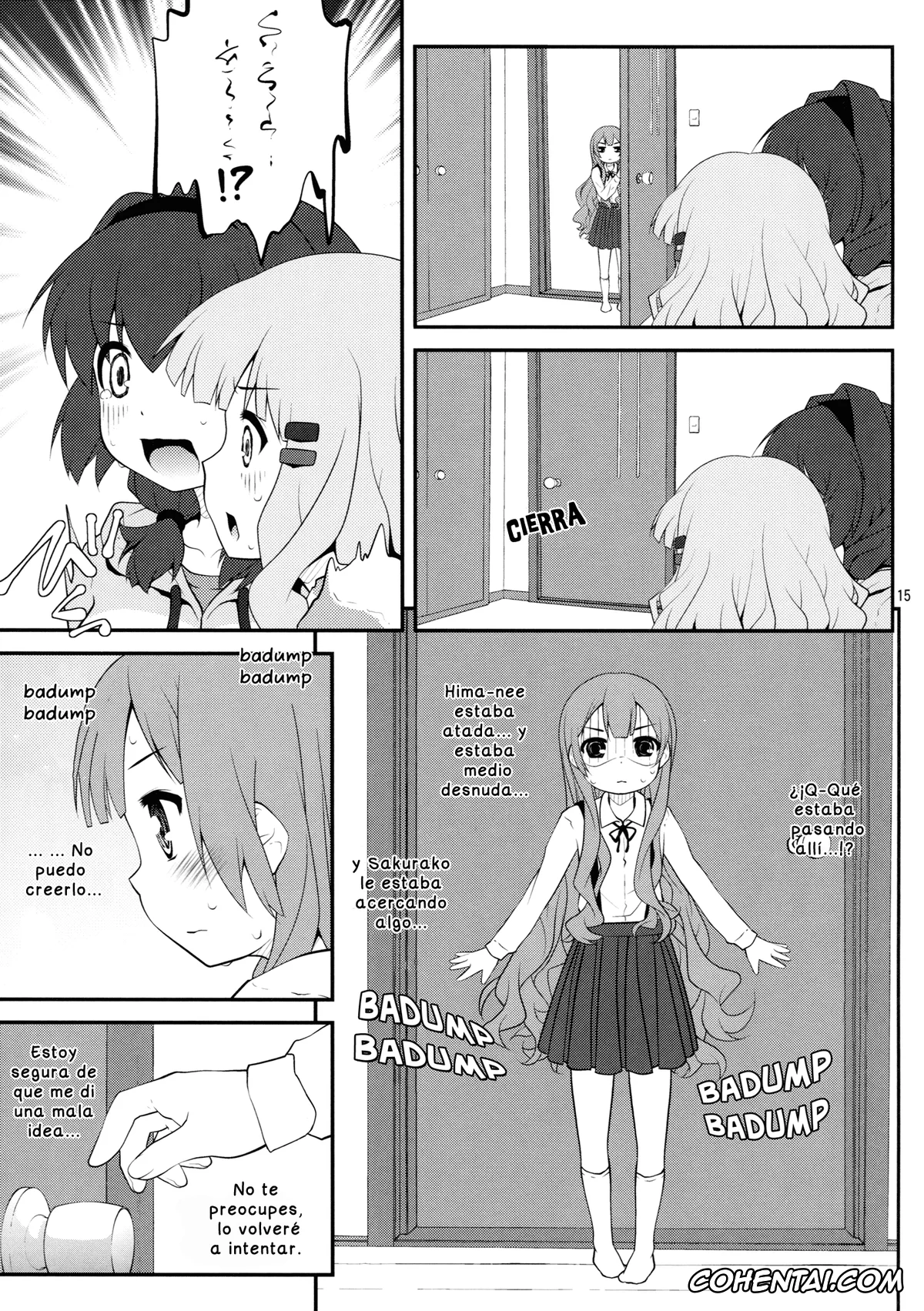 YuruYuri hentai, Hanako Oomuro hentai, Himawari Furutani hentai, Sakurako Ohmuro hentai, Himegoto Flowers 5 (YuruYuri), pagina 15