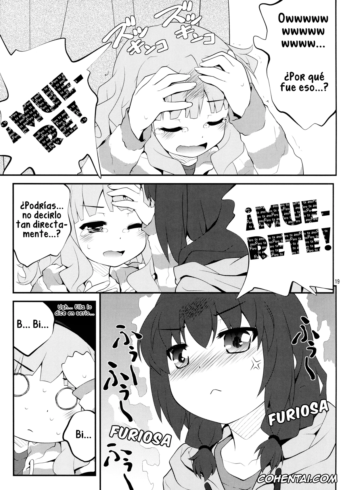 YuruYuri xxx, Hanako Oomuro xxx, Himawari Furutani xxx, Sakurako Ohmuro xxx, Himegoto Flowers 5 (YuruYuri), pagina 19