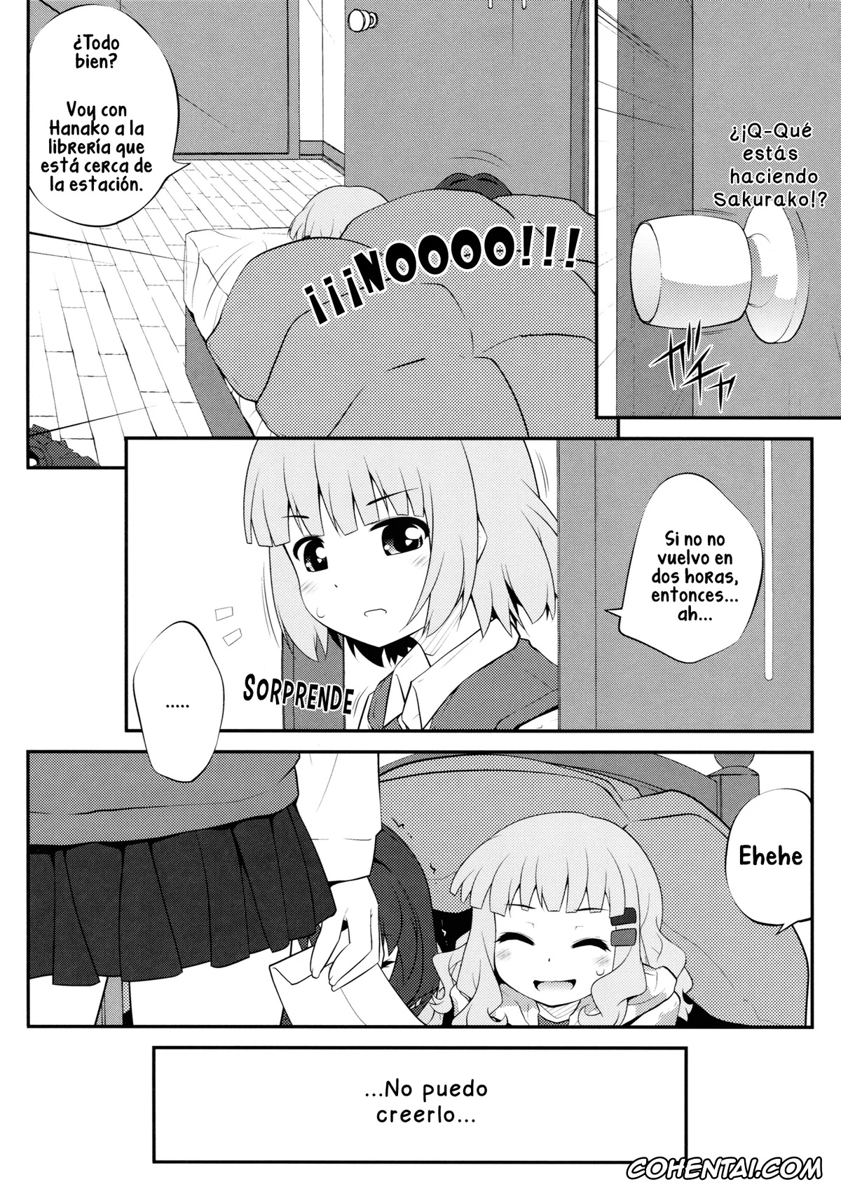 YuruYuri xxx, Hanako Oomuro xxx, Himawari Furutani xxx, Sakurako Ohmuro xxx, Himegoto Flowers 5 (YuruYuri), pagina 22