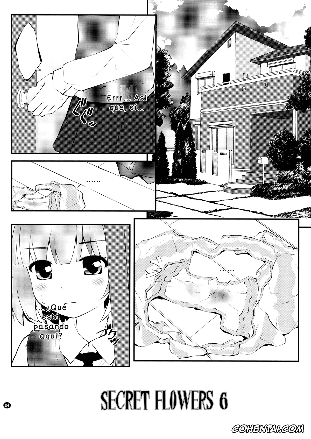 YuruYuri xxx, Hanako Oomuro xxx, Himawari Furutani xxx, Sakurako Ohmuro xxx, Himegoto Flowers 6 (YuruYuri), pagina 4