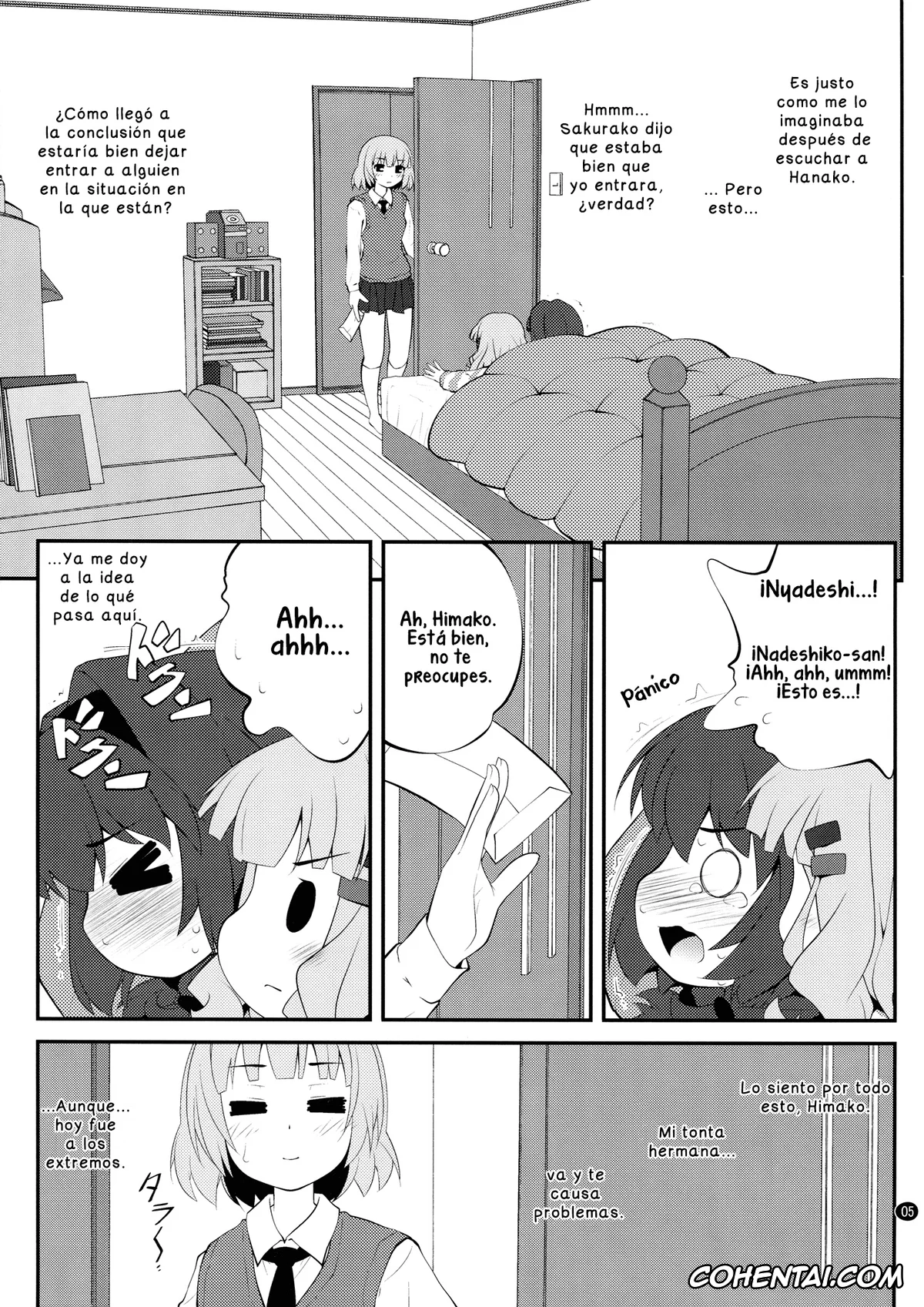 YuruYuri porno, Hanako Oomuro porno, Himawari Furutani porno, Sakurako Ohmuro porno, Himegoto Flowers 6 (YuruYuri), pagina 5