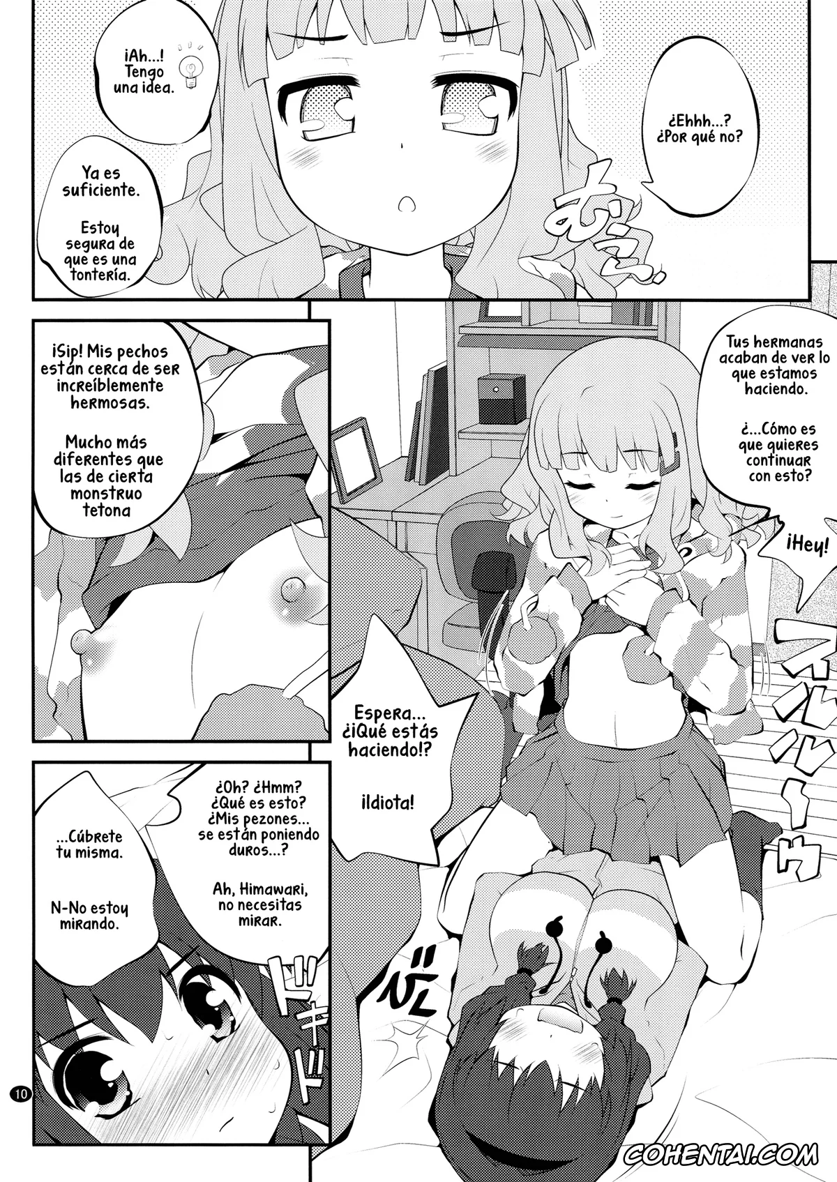YuruYuri xxx, Hanako Oomuro xxx, Himawari Furutani xxx, Sakurako Ohmuro xxx, Himegoto Flowers 6 (YuruYuri), pagina 10