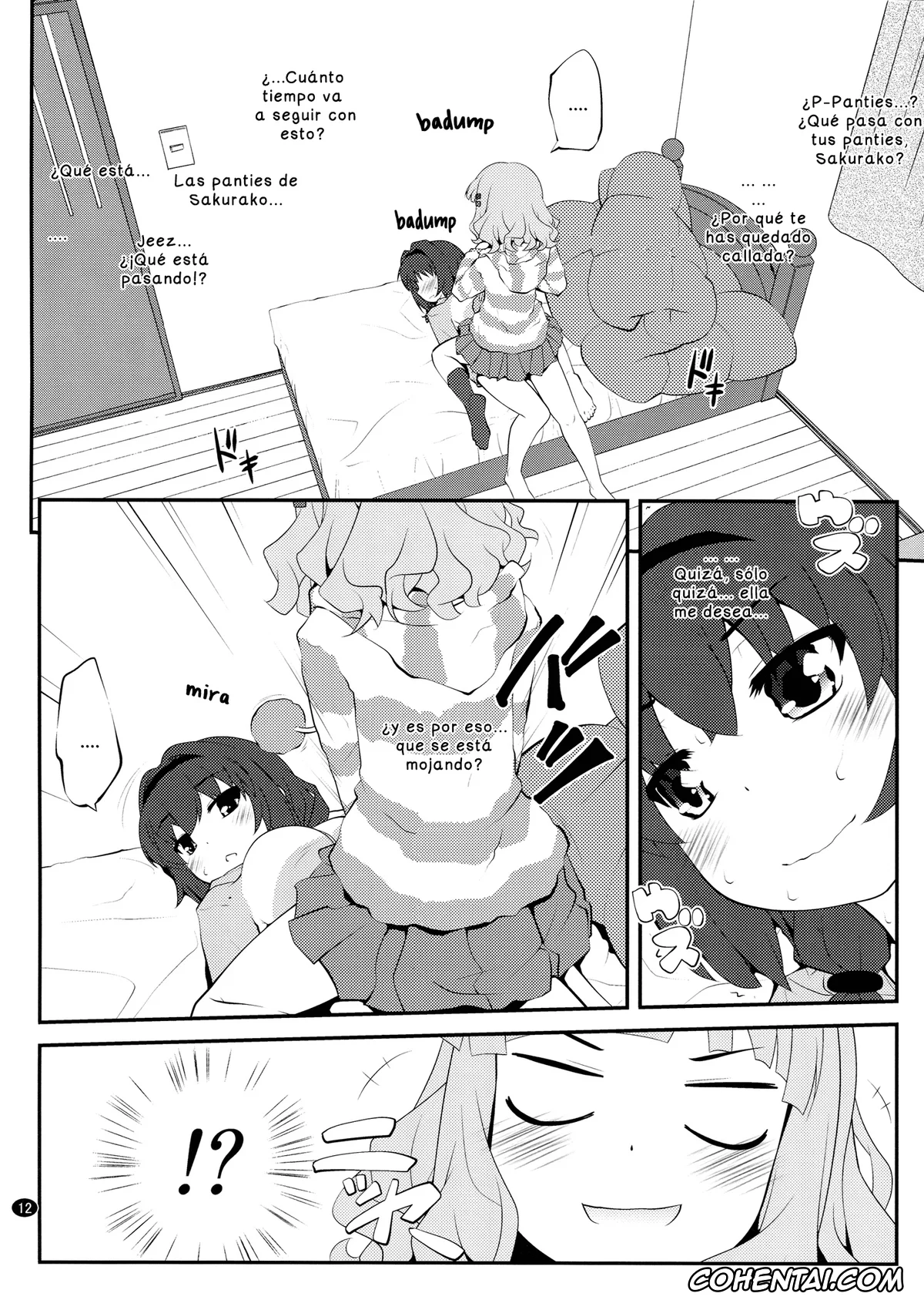 YuruYuri hentai, Hanako Oomuro hentai, Himawari Furutani hentai, Sakurako Ohmuro hentai, Himegoto Flowers 6 (YuruYuri), pagina 12