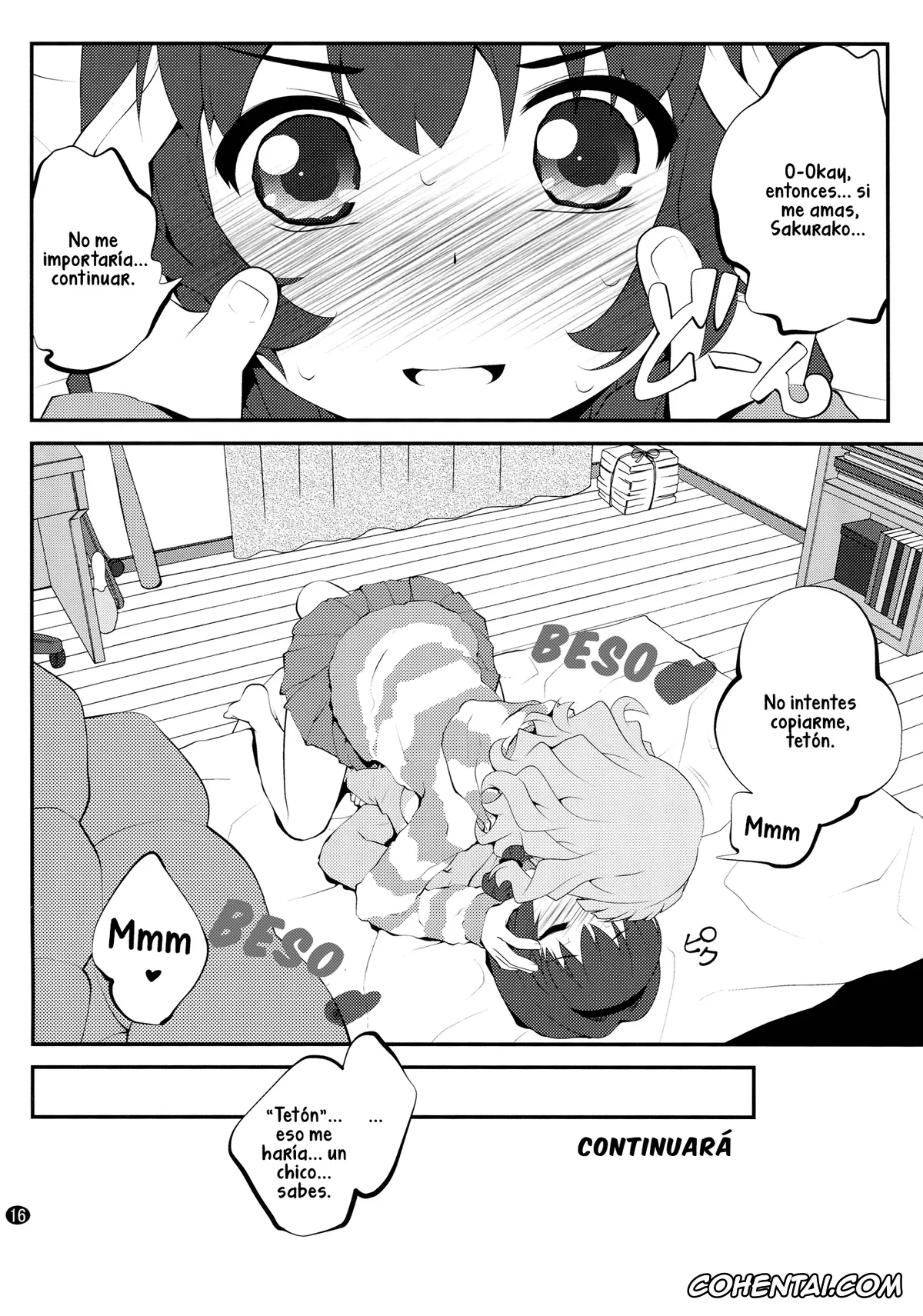 YuruYuri xxx, Hanako Oomuro xxx, Himawari Furutani xxx, Sakurako Ohmuro xxx, Himegoto Flowers 6 (YuruYuri), pagina 16