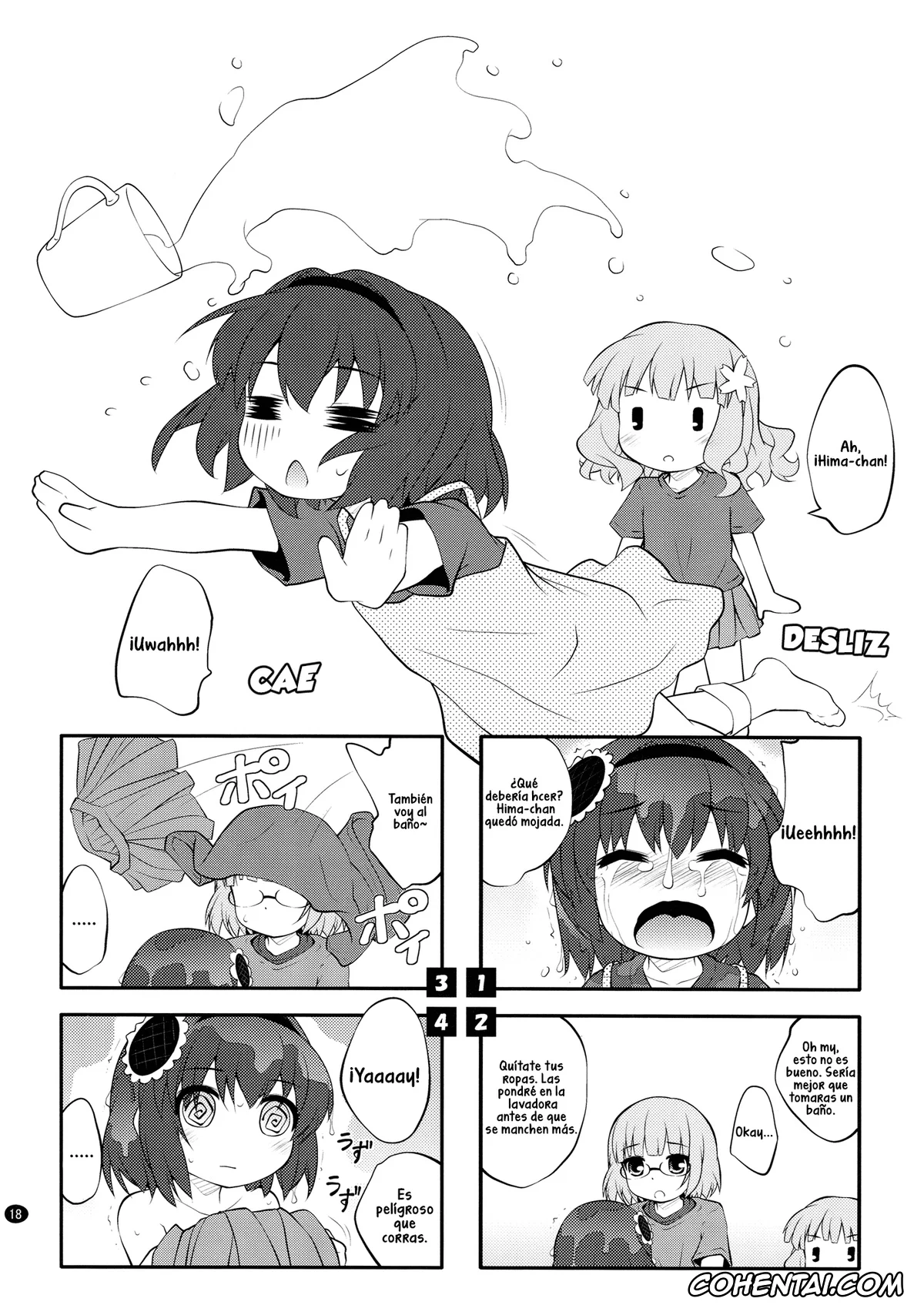 YuruYuri hentai, Hanako Oomuro hentai, Himawari Furutani hentai, Sakurako Ohmuro hentai, Himegoto Flowers 6 (YuruYuri), pagina 18