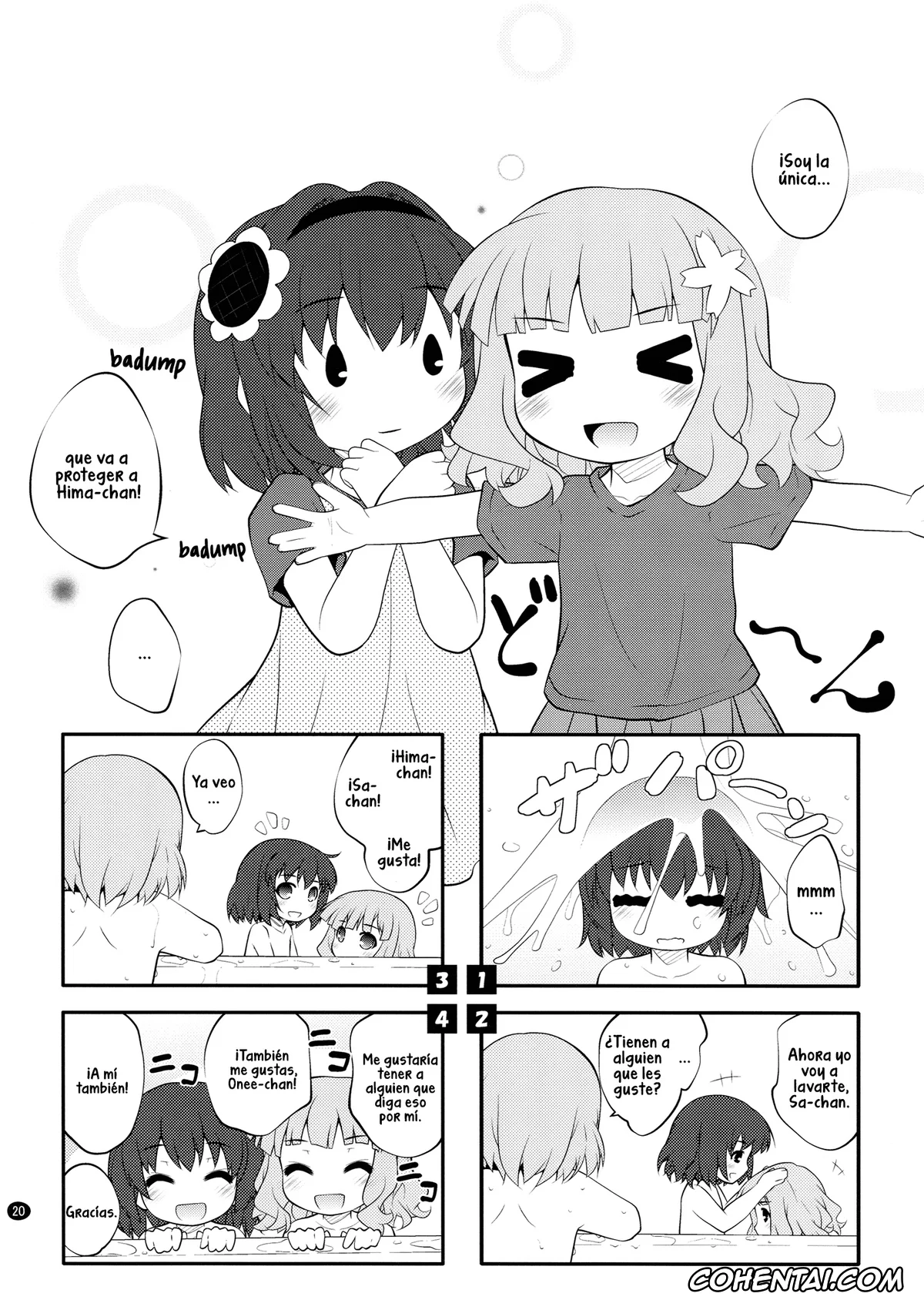 YuruYuri porno, Hanako Oomuro porno, Himawari Furutani porno, Sakurako Ohmuro porno, Himegoto Flowers 6 (YuruYuri), pagina 20