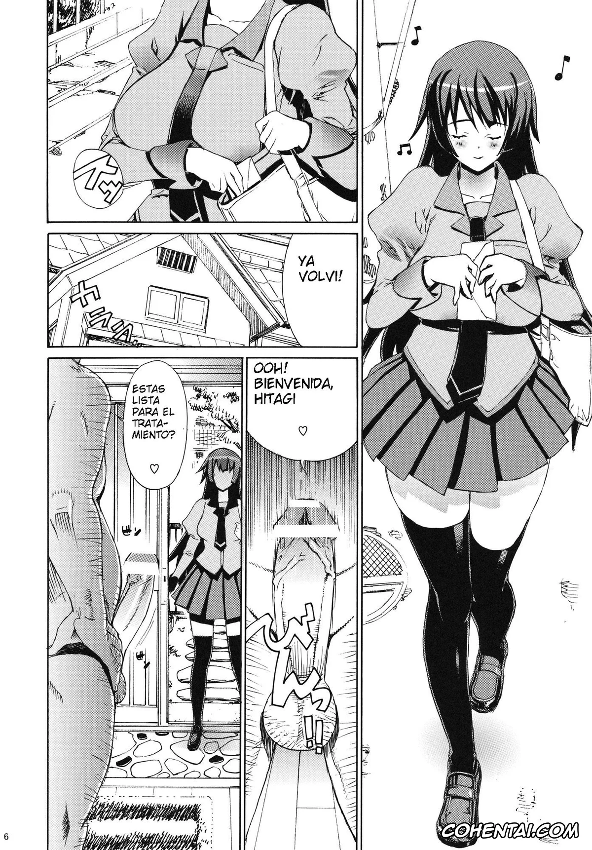 Bakemonogatari porno, Hitagi Senjougahara porno, Leopard Hon 18 (Bakemonogatari), pagina 5