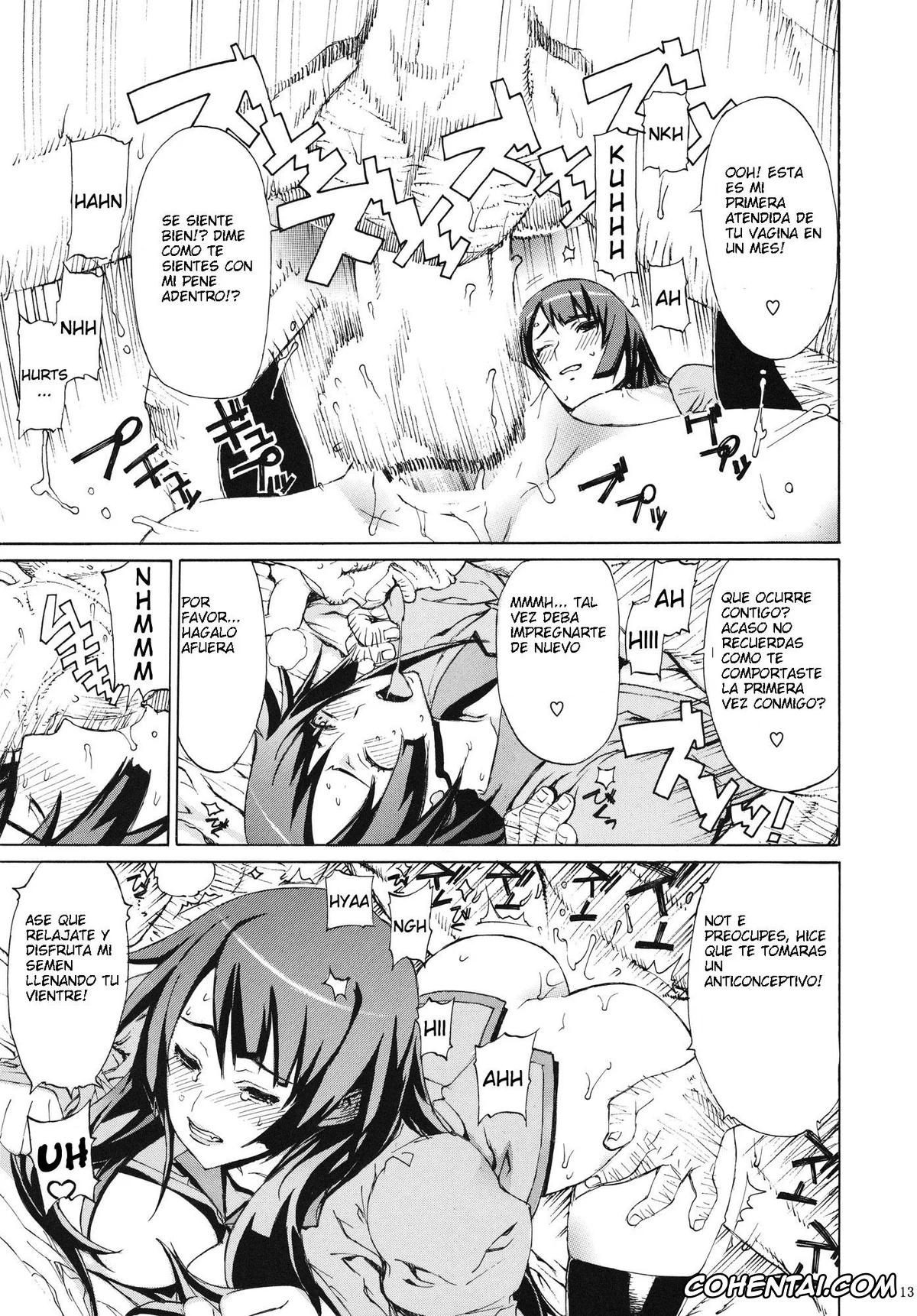 Bakemonogatari hentai, Hitagi Senjougahara hentai, Leopard Hon 18 (Bakemonogatari), pagina 12