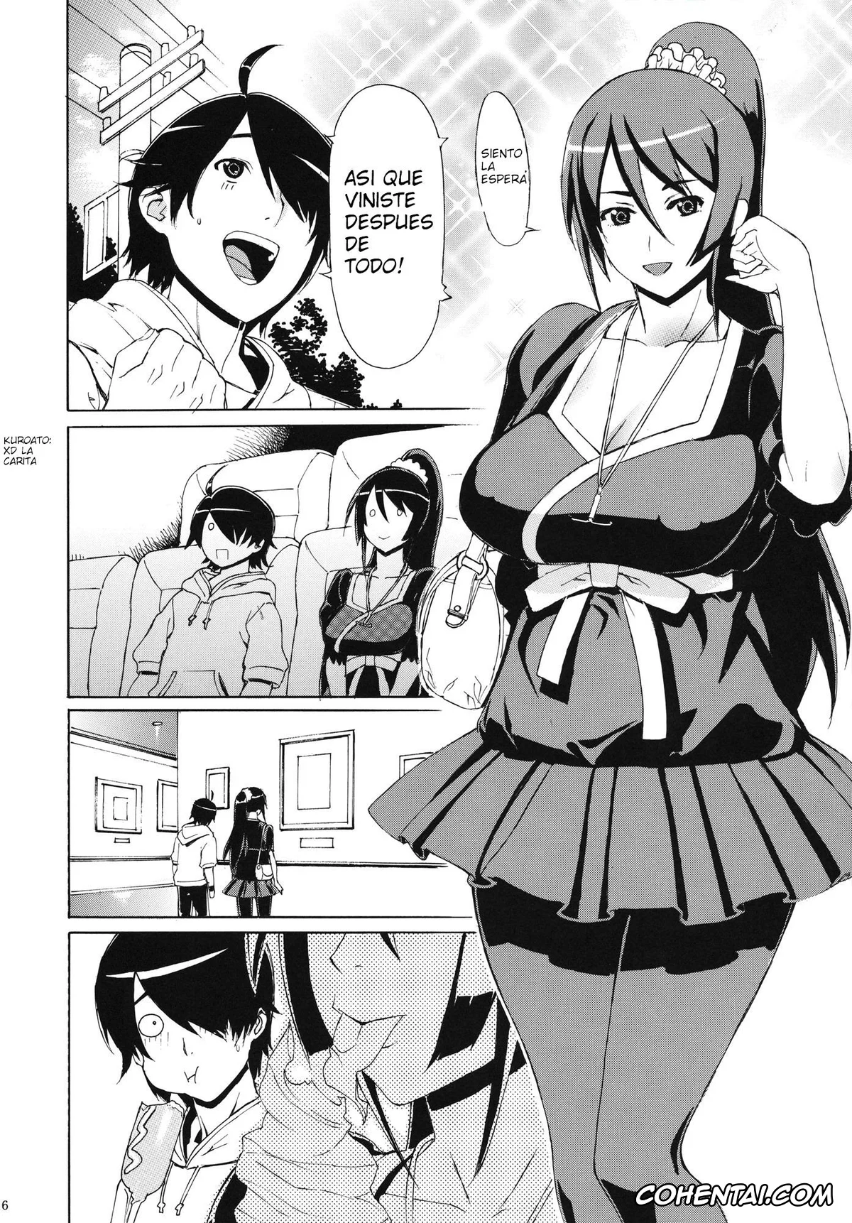 Bakemonogatari hentai, Hitagi Senjougahara hentai, Leopard Hon 18 (Bakemonogatari), pagina 15